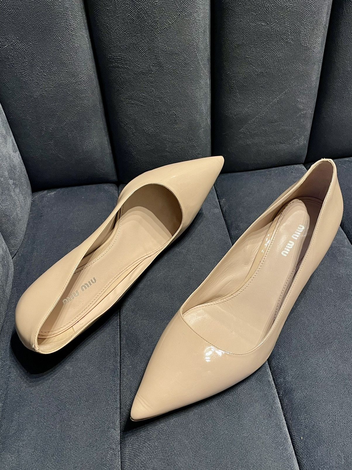 Miu Miu Miu Miu nude heels Size US 9.5 / IT 39.5 - 4 Thumbnail