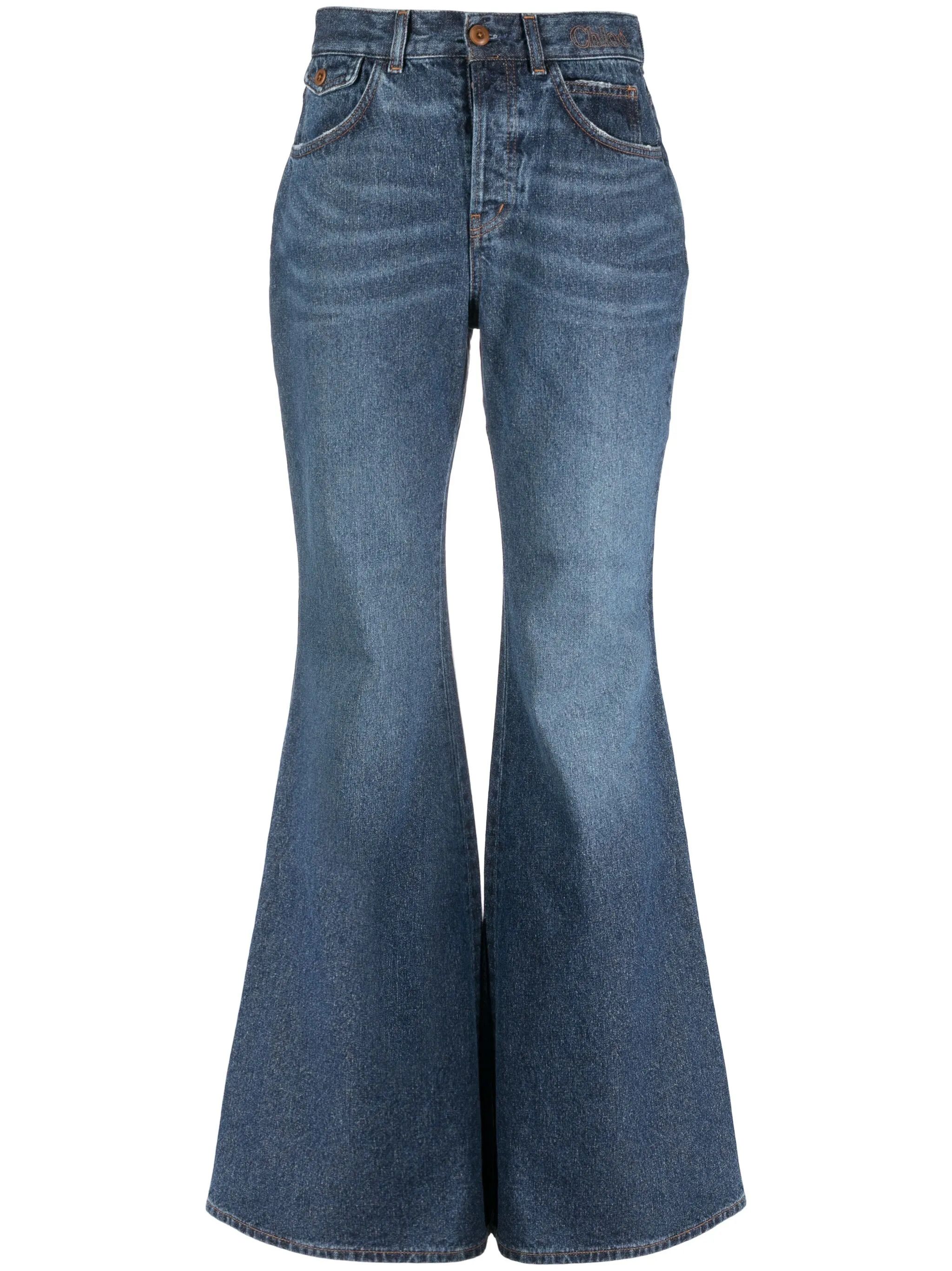 Chloe o1y0825 Denim Pant in Blue Size 27" / US 4 / IT 40 - 1 Thumbnail