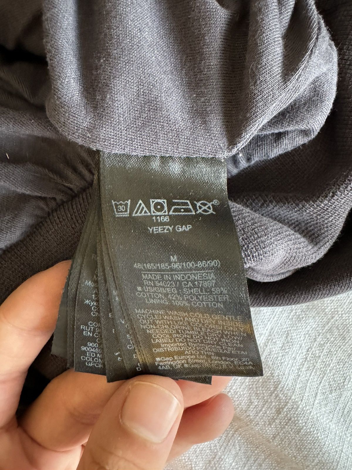 Balenciaga × Gap × Yeezy Yeezy Gap Logo Hoodie Size US M / EU 48-50 / 2 - 6 Thumbnail
