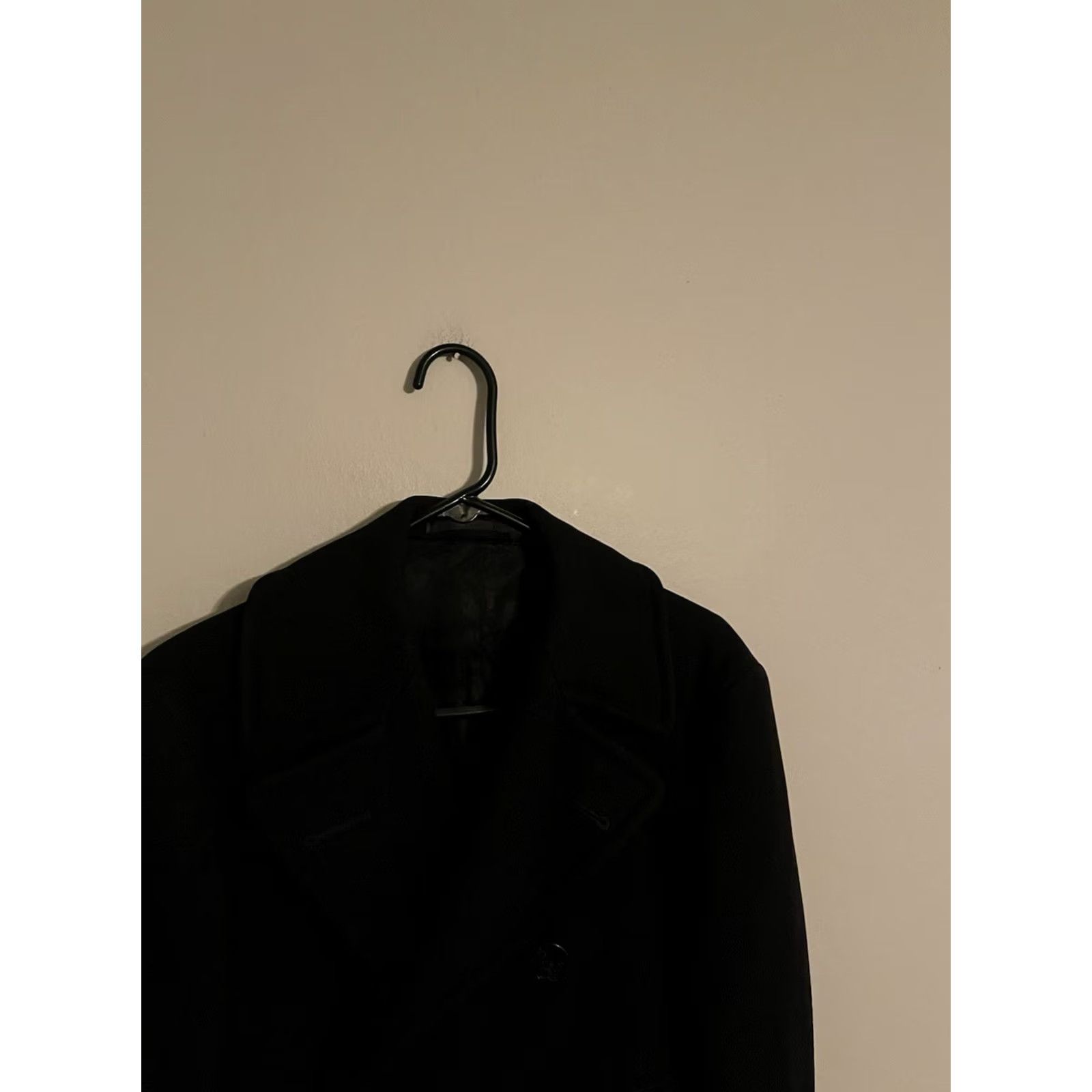 Vintage VINTAGE Naval Clothing Depot Heavy Wool Pea Coat - Men's 36, Black, Regular Fit, 36 Chest, 31" Length, Wool, Button, Coat Size US XXS / EU 40 - 2 Thumbnail