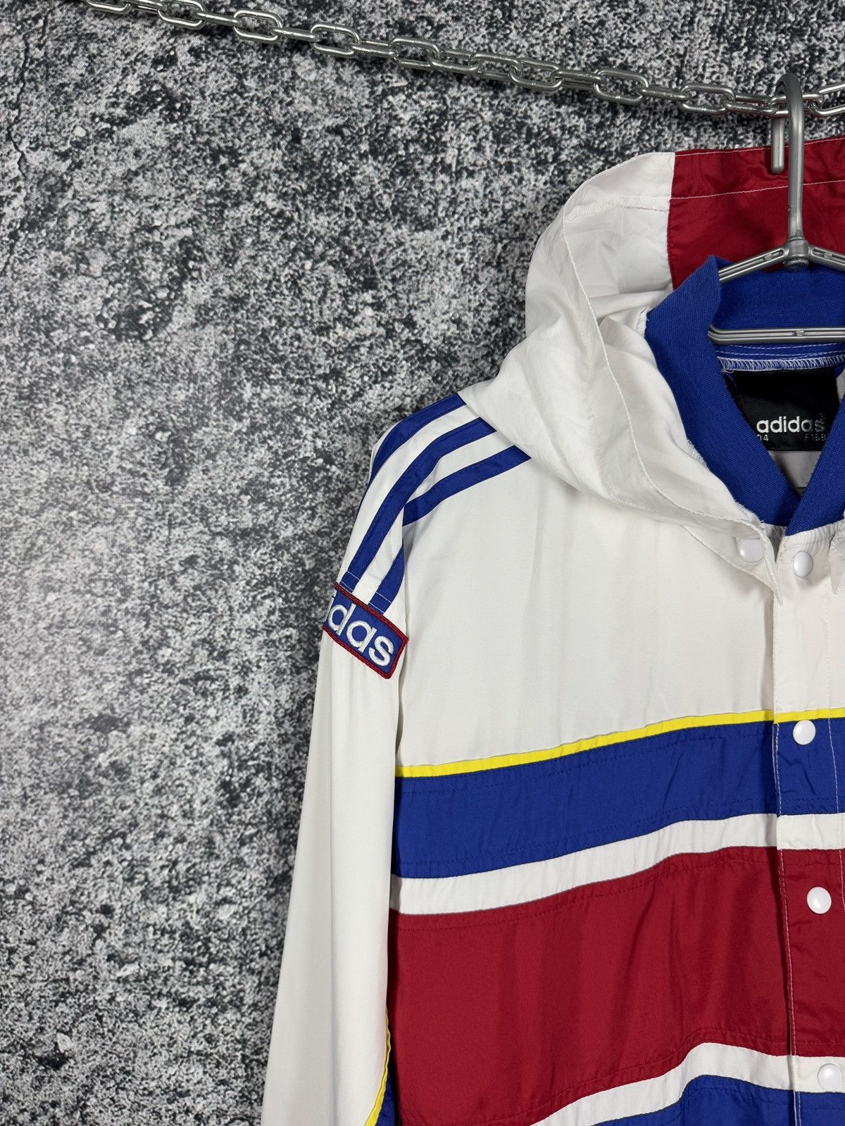 Adidas Adidas Vintage Jacket Button Up Windbreaker Retro 90s Size S Size US S / EU 44-46 / 1 - 3 Thumbnail