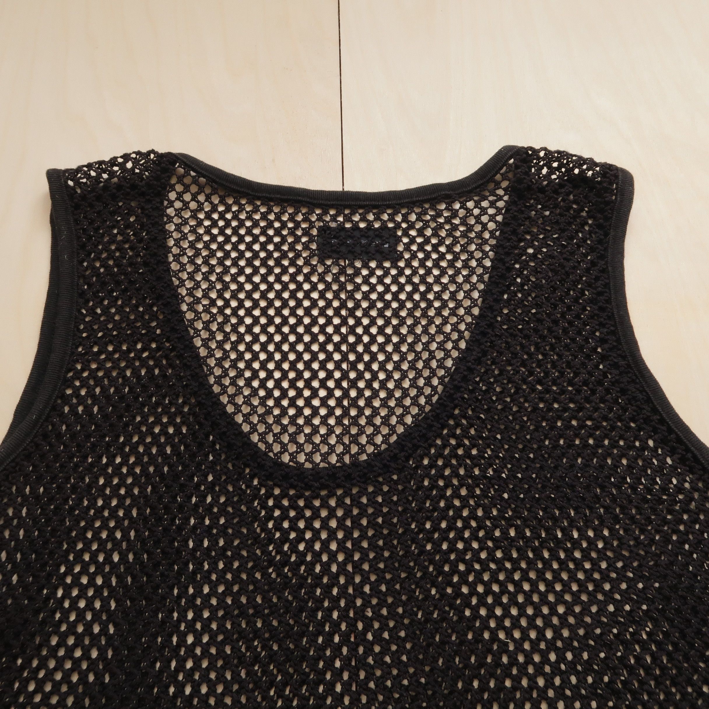 Japanese Brand 1990s Boycott Mesh Black Vest Size US M / EU 48-50 / 2 - 10 Thumbnail