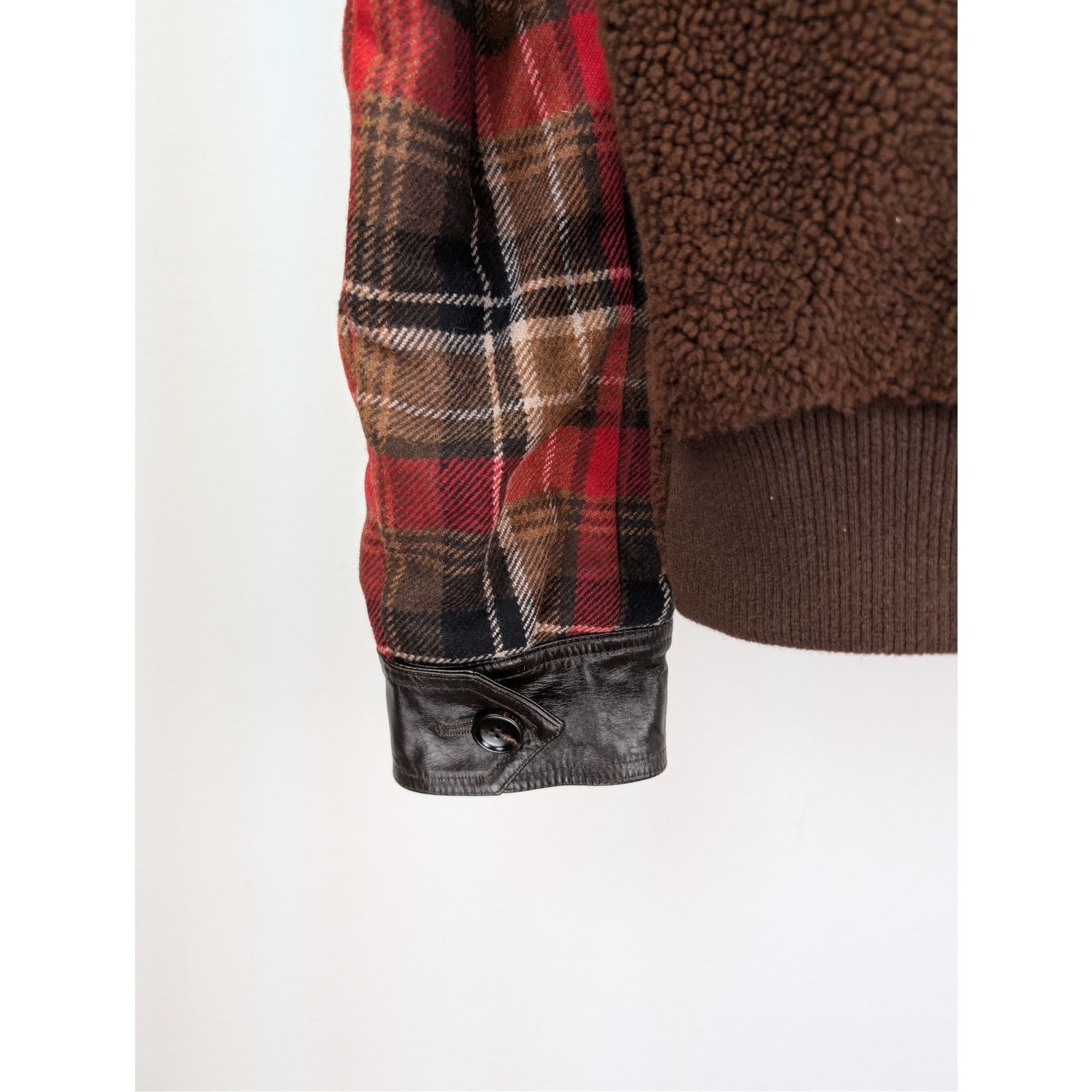 Gucci o1rshd1 Reversible Soft Calf Jacket in Dark Brown/Mix Size US L / EU 52-54 / 3 - 14 Thumbnail