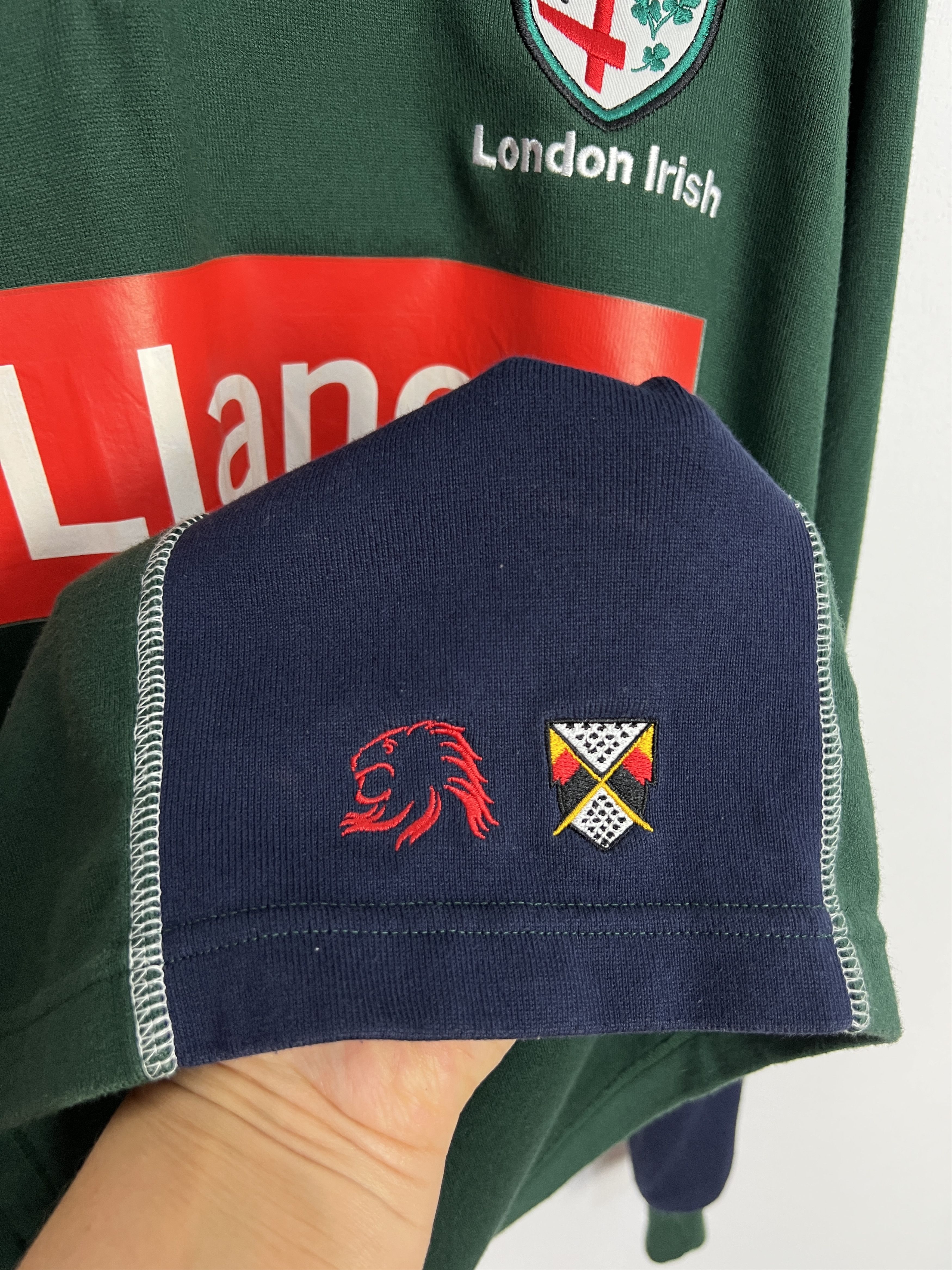 Vintage Canterbury London Irish Rugby Union LOng Sleeve Jersey Shirt Size US XL / EU 56 / 4 - 6 Thumbnail