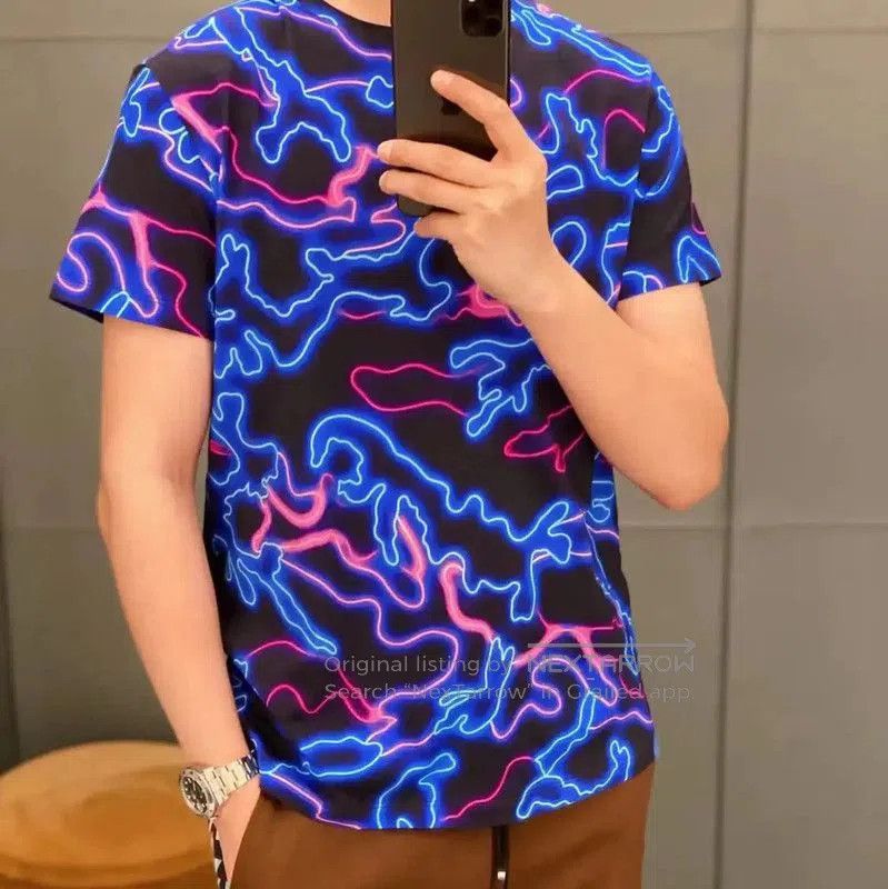 Valentino Valentino Colorful Cotton Men's T-Shirt XL . Size US XL / EU 56 / 4 - 9 Thumbnail