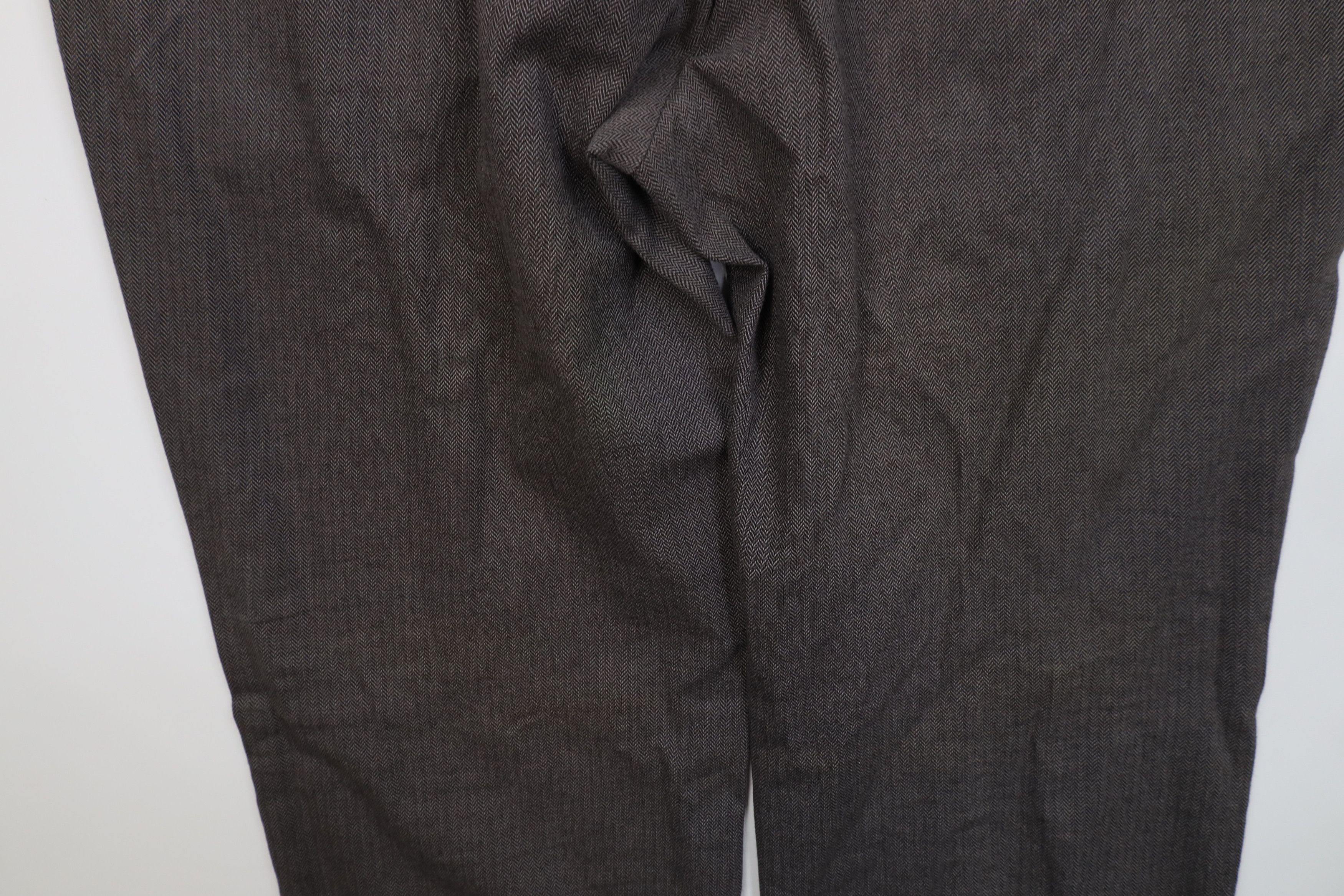 Polo Ralph Lauren Vintage 90s Ralph Lauren Herringbone Wide Leg Chino Pants Size US 42 / EU 58 - 16 Thumbnail