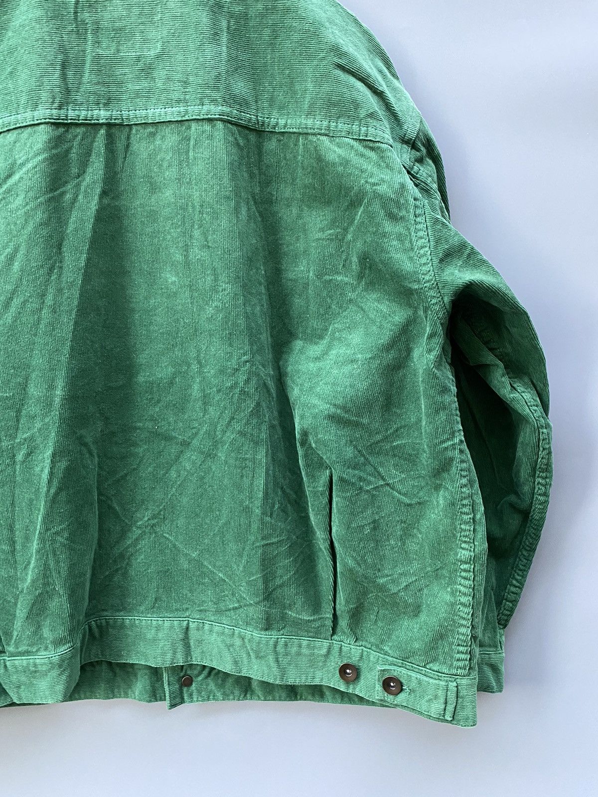 Japanese Brand Niko and.. Corduroy Colarless Trucker Jacket Size US M / EU 48-50 / 2 - 8 Thumbnail