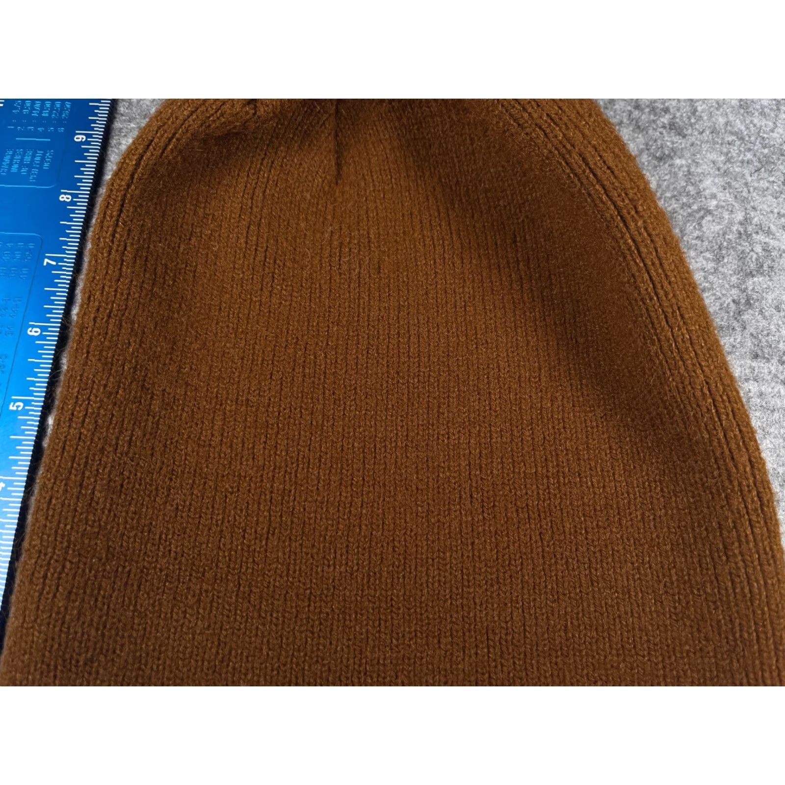 Vintage VINTAGE Beanie Toque Adult One Size Brown Knit Acrylic Blend Camp Hike Ski Outdoors Size ONE SIZE - 2 Thumbnail
