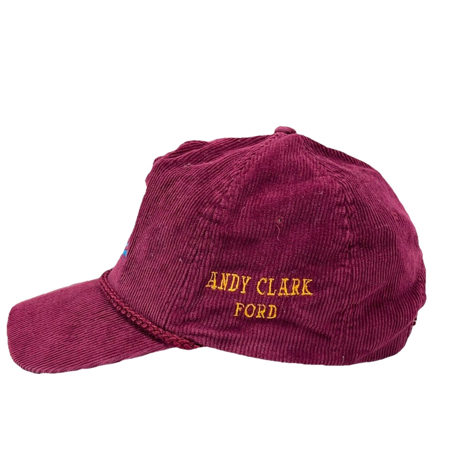Vintage VINTAGE KC Collections Trucker Hat Corduroy Maroon Adjustable Red 90s 80s Hipster Outdoor Classic Retro Vintage Mens Cap Hat Size ONE SIZE - 3 Thumbnail