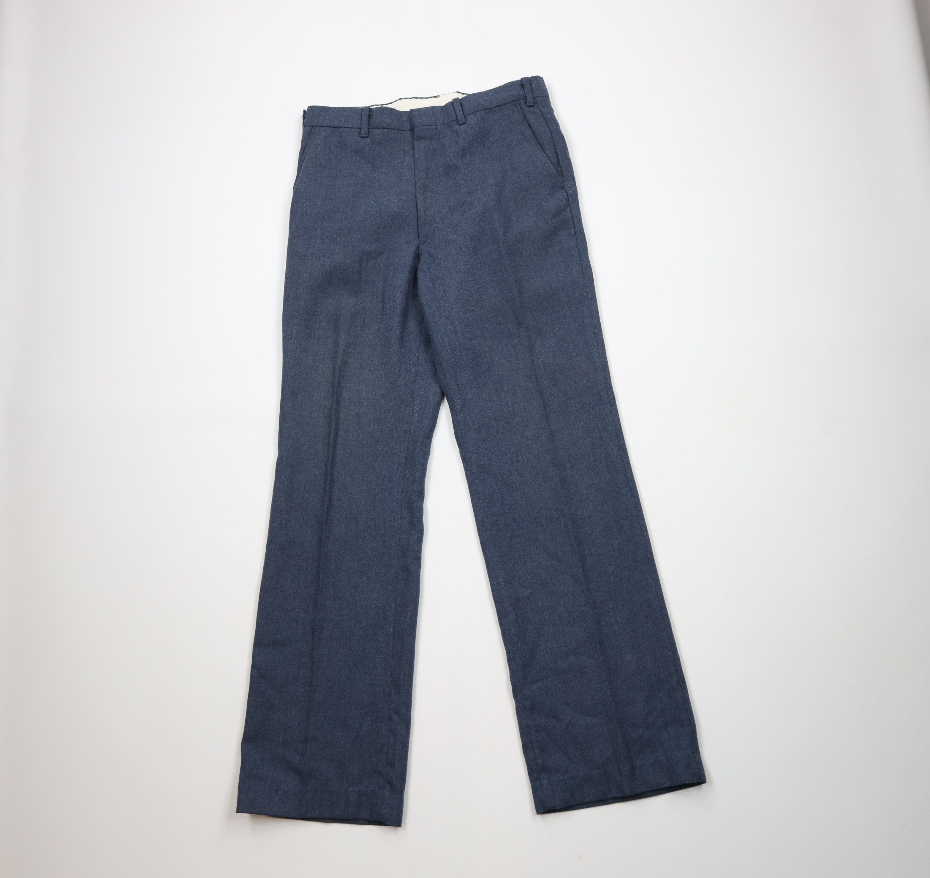 Vintage Vintage 70s Streetwear Knit Flared Wide Leg Chino Pants USA Size US 30 / EU 46 - 1 Thumbnail