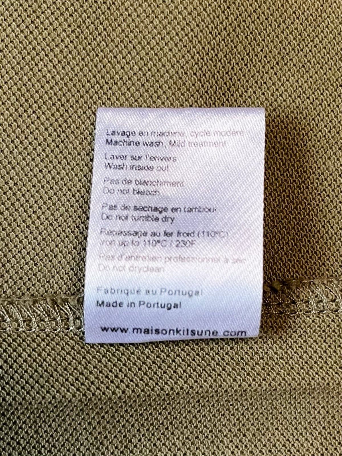 Maison Kitsune Maison Kitsuné Polo Brown Beige Double Fox Logo Vintage Size US S / EU 44-46 / 1 - 6 Thumbnail