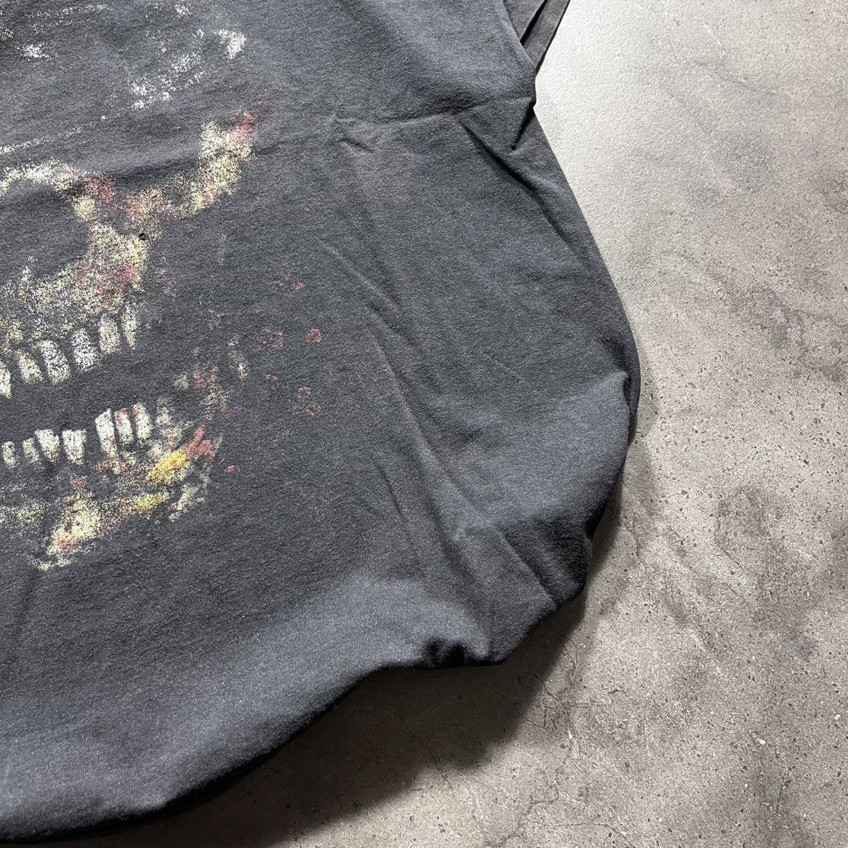 Vintage Vintage 00s Slayer sun faded rock metal band tshirt tee Size US L / EU 52-54 / 3 - 4 Thumbnail