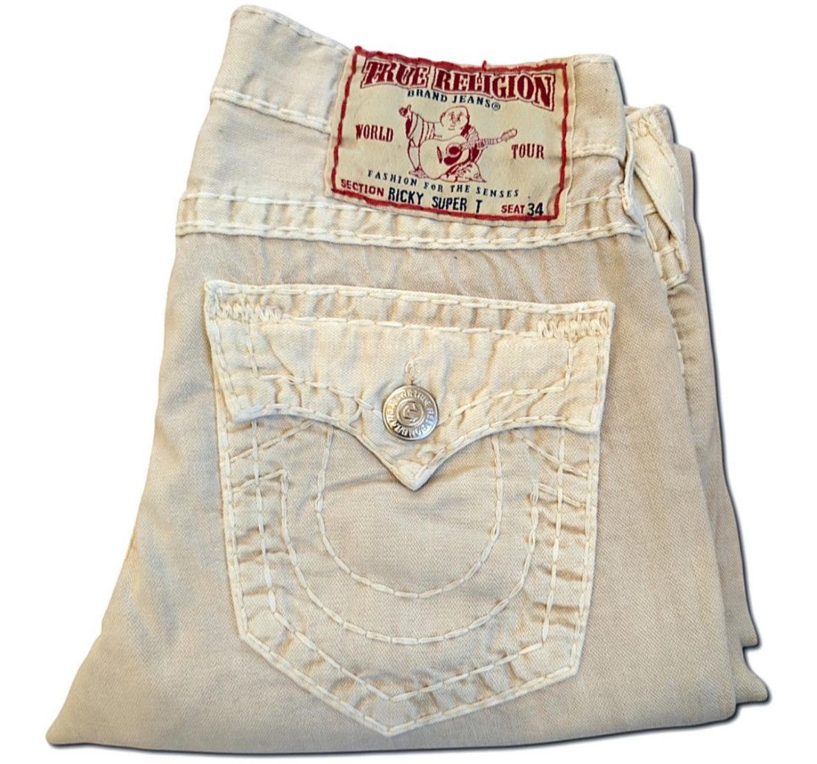 True Religion RARE true religion khaki ricky super t Size US 32 / EU 48 - 1 Thumbnail