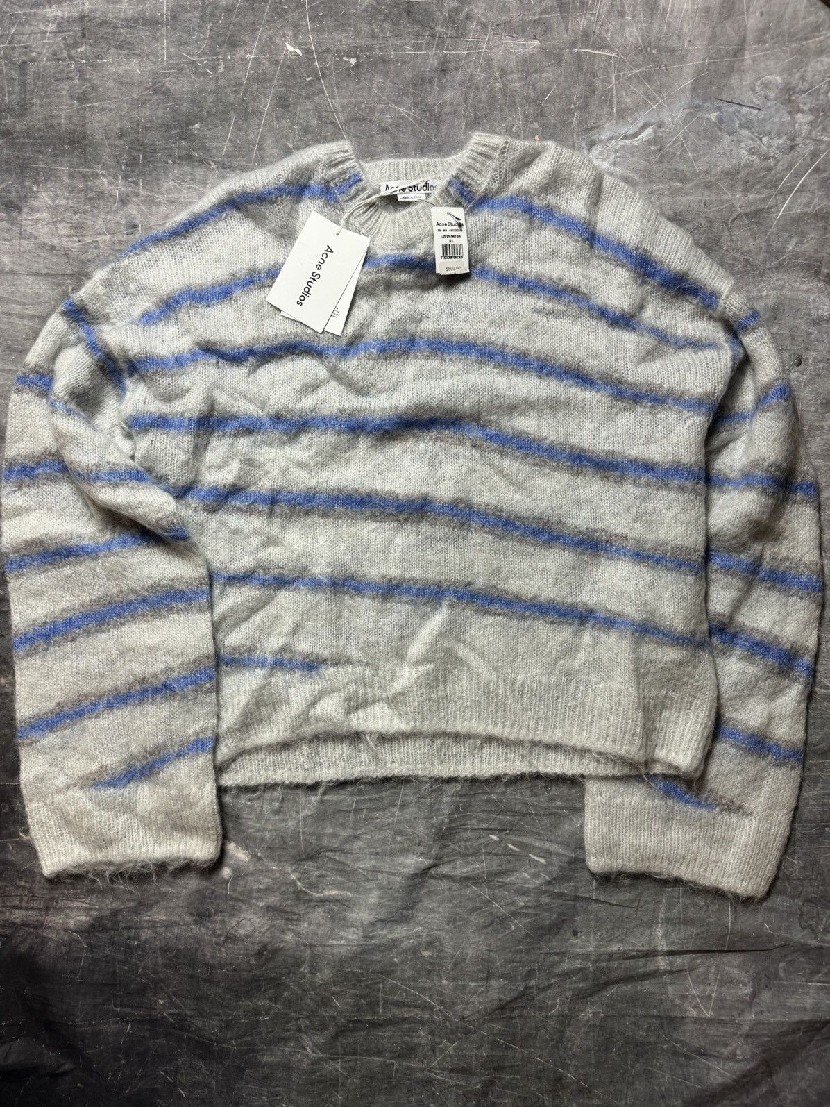 Acne Studios Acne Studios Mohair Striped Sweater Size US XL / EU 56 / 4 - 1 Thumbnail