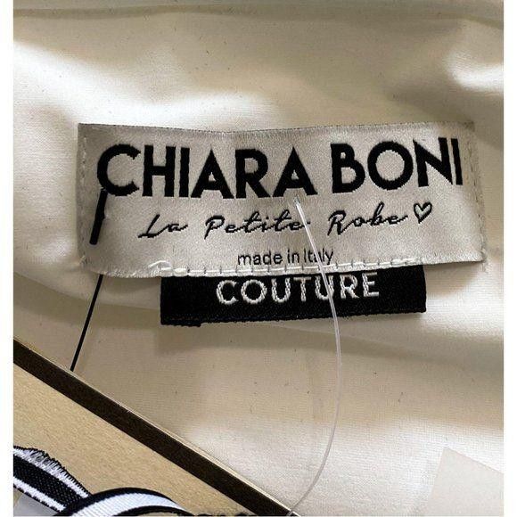 Chiara Boni NWT CHIARA BONI Sissel 3D Rose Bateau neck dress, size 40IT Size S / US 4 / IT 40 - 7 Thumbnail