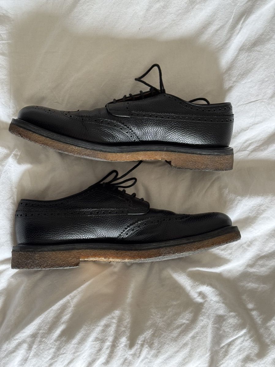 Dries Van Noten Dries Van Noten black leather derbys Size US 10.5 / EU 43-44 - 3 Thumbnail