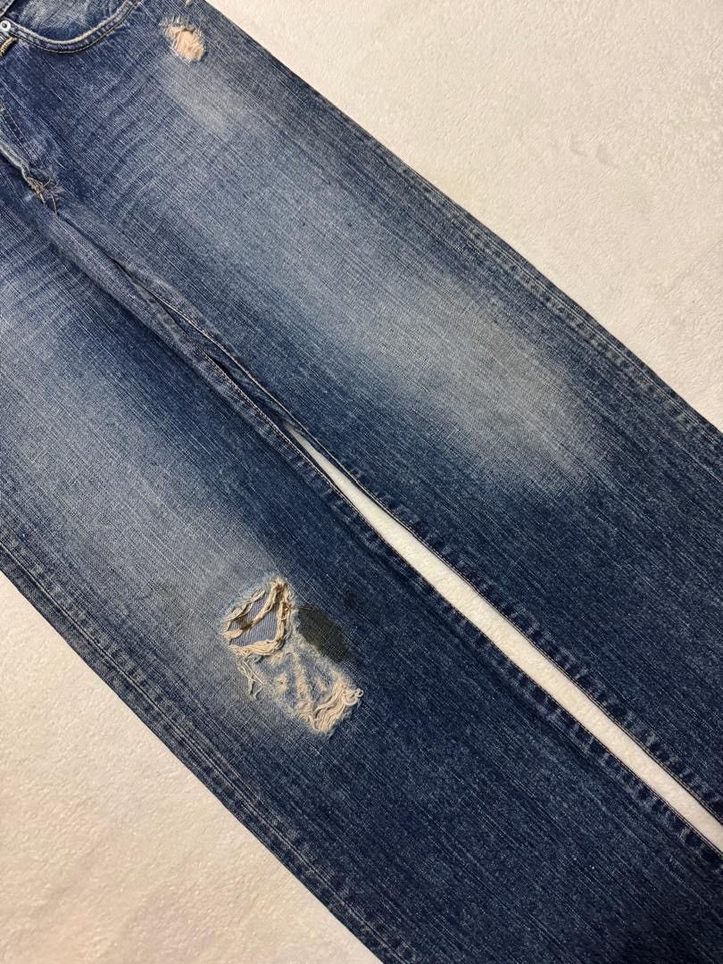Edwin 💥BAGGY💥90's EDWIN 504R SAND WASHED INSANE DISTRESSED GRUNGE Size US 30 / EU 46 - 8 Thumbnail
