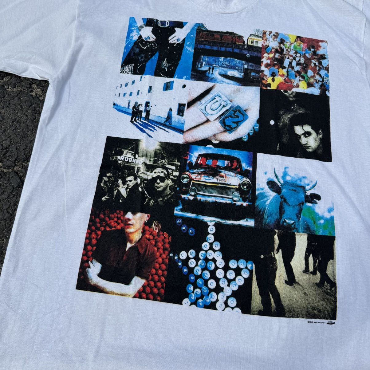 Band Tees 1991 U2 Vintage Band Tee Single Stitch 90s Rock Tour Irish Size US XL / EU 56 / 4 - 15 Thumbnail