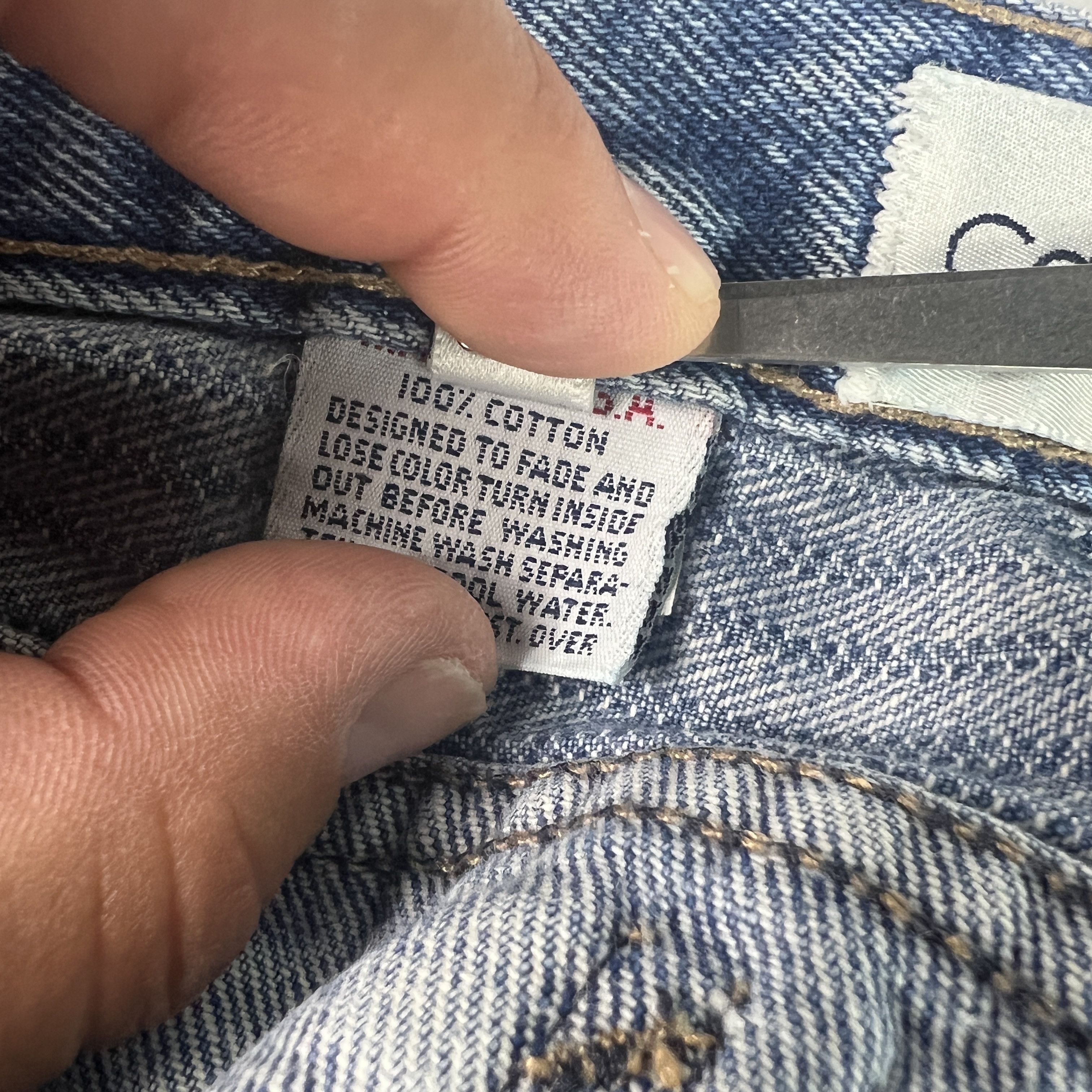 Calvin Klein VTG 80s Calvin Klein Jeans High Rise Tapered Blue Denim Size 28" / US 6 / IT 42 - 10 Thumbnail