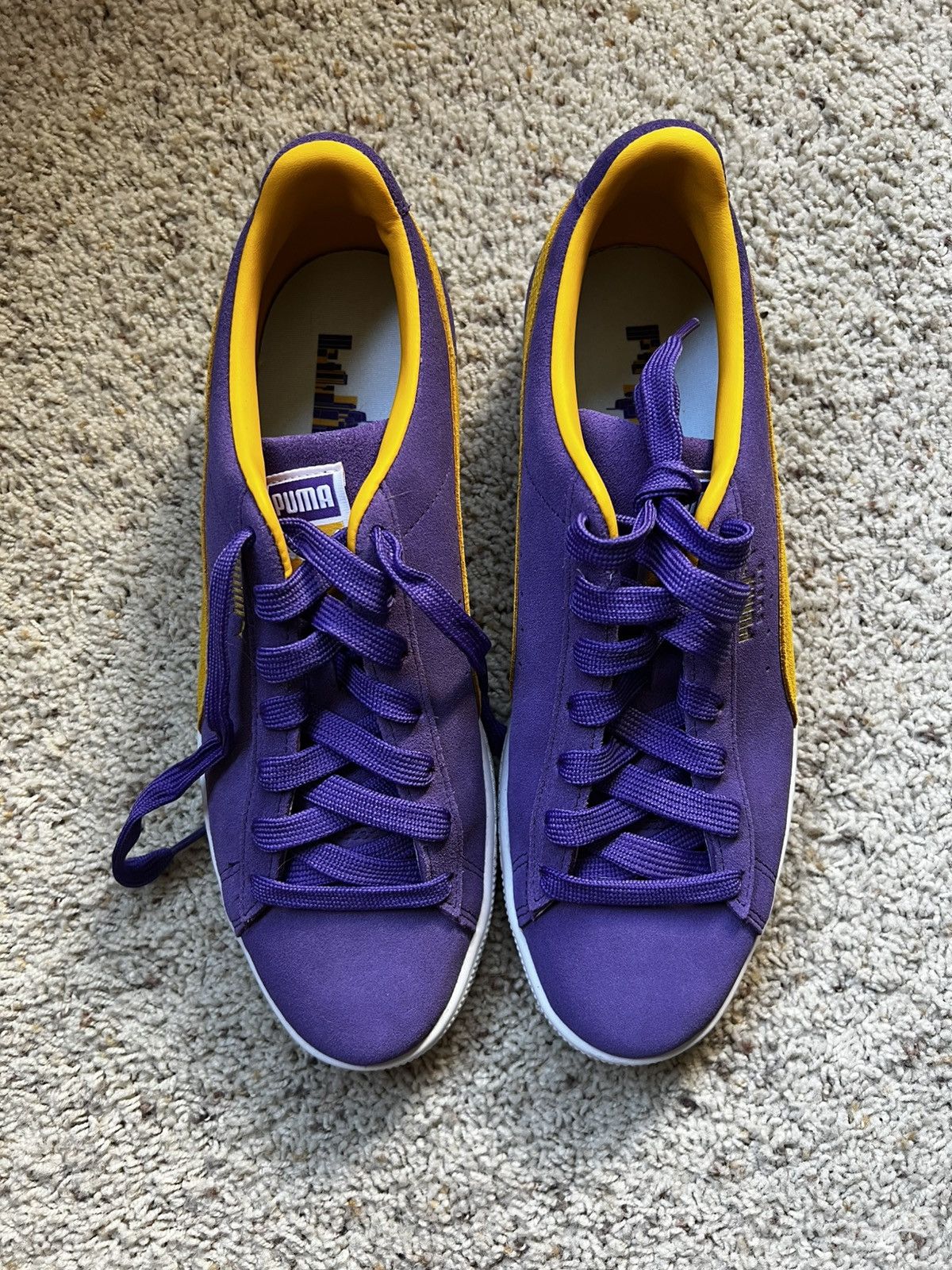 Puma Puma suede Los angles Lakers Size US 10.5 / EU 43-44 - 7 Thumbnail