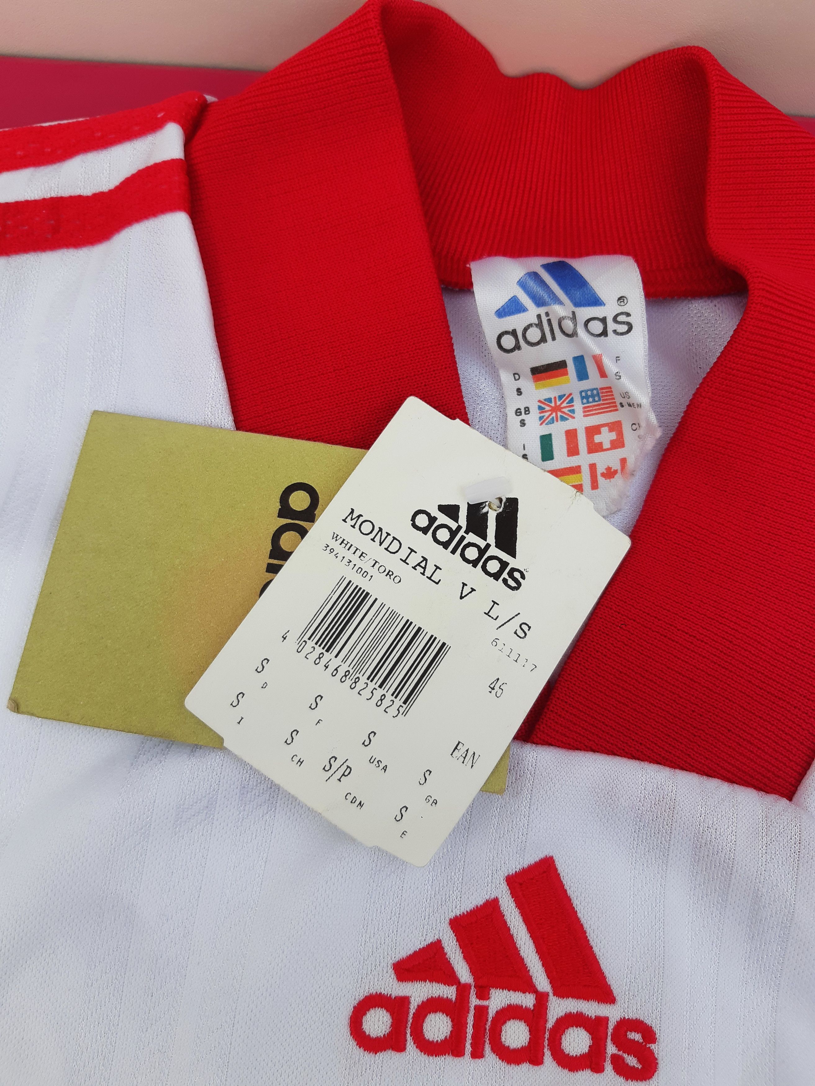 Adidas Vintage 90s ADIDAS Soccer Jersey Tunisia size S NWT Size US S / EU 44-46 / 1 - 4 Thumbnail