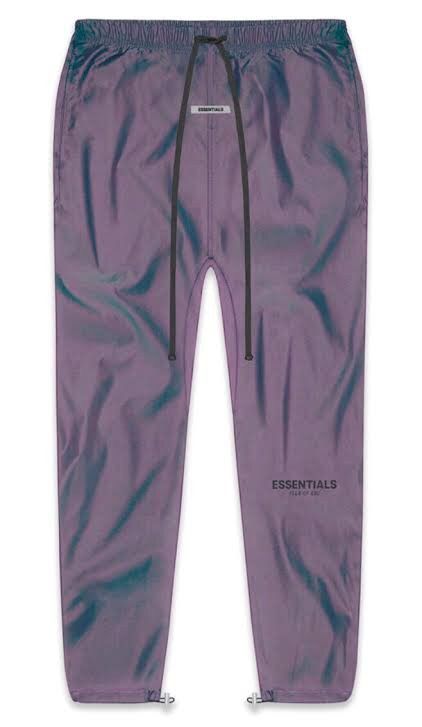 Essentials Fear of God Essentials Iridescent Track Pants Size US 35 - 1 Thumbnail