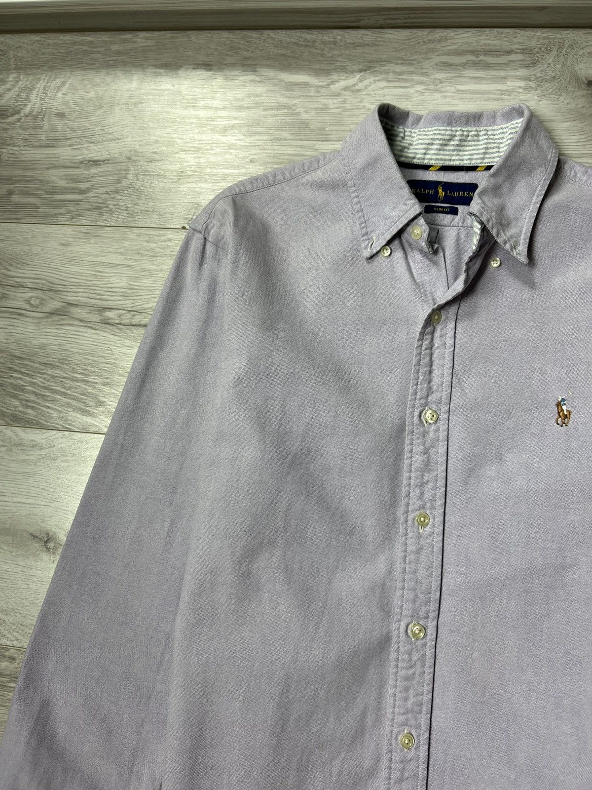 Polo Ralph Lauren Ralph Lauren Purple Button Up Long Sleeve Thick Shirt Size US M / EU 48-50 / 2 - 4 Thumbnail