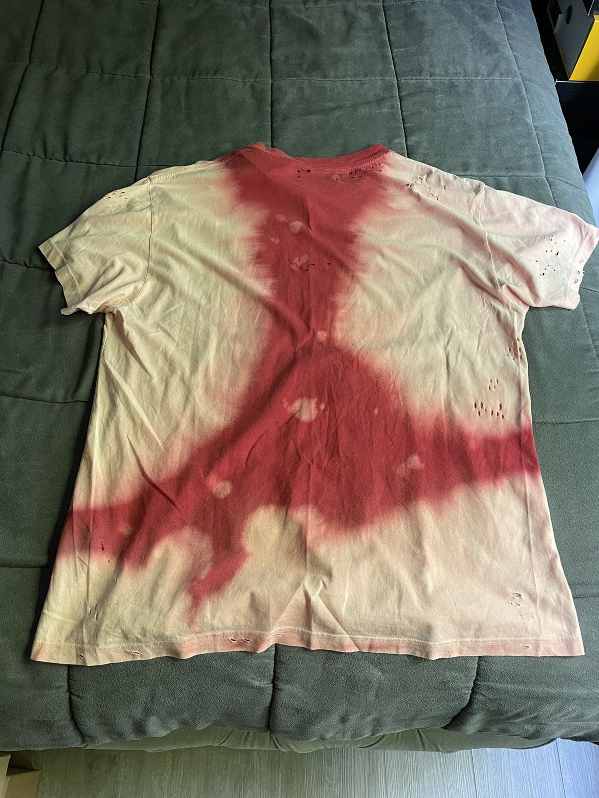 Amiri Amiri Oversized Tie Dye Dragon Distressed T Shirt Size US S / EU 44-46 / 1 - 3 Thumbnail