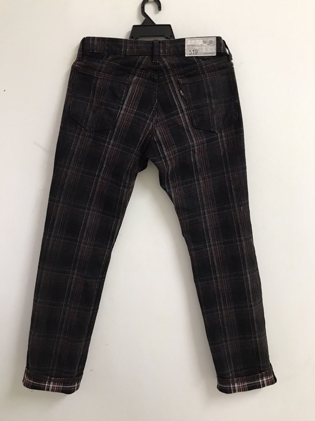 Japanese Brand × Levi's × Levi's Vintage Clothing Levi’s 519 Premium Collection Plaid Jeans Size US 30 / EU 46 - 2 Thumbnail