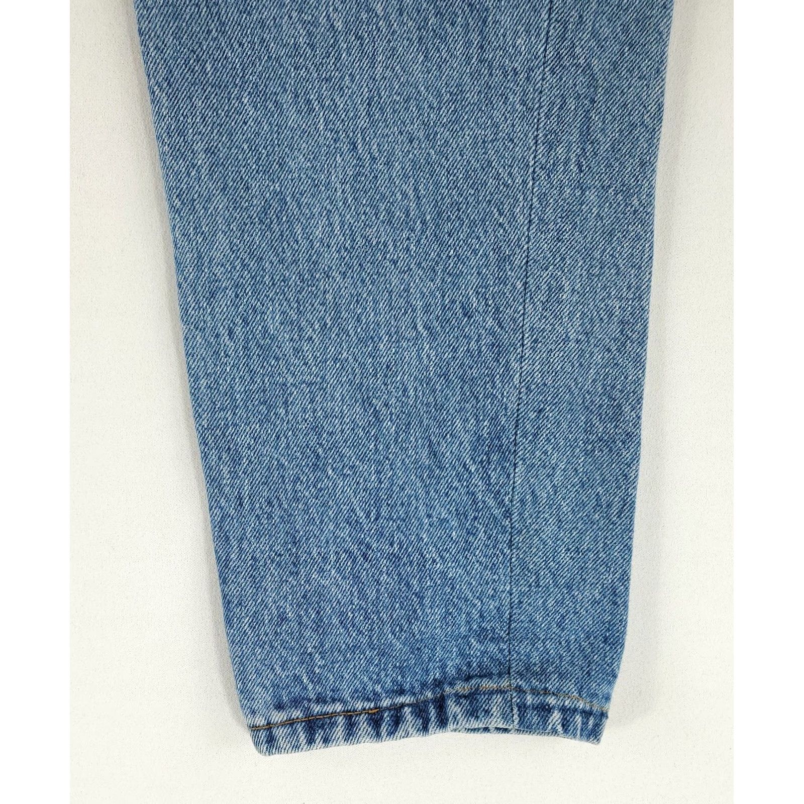 Levi's VINTAGE Levi's 501 VTG 90s Made USA Darted Mens Jeans 28x31 Actual Blue Straight 501 VTG Millennials Size US 28 / EU 44 - 2 Thumbnail