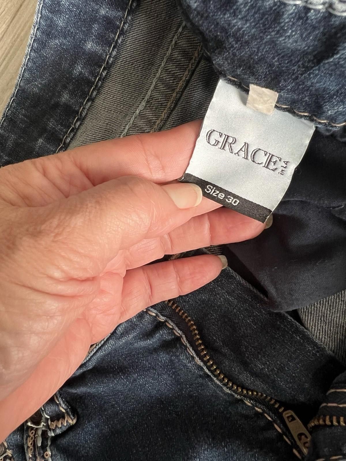 Other Grace Jeans Sz 30 Missing Button Size 30" / US 8 / IT 44 - 5 Thumbnail