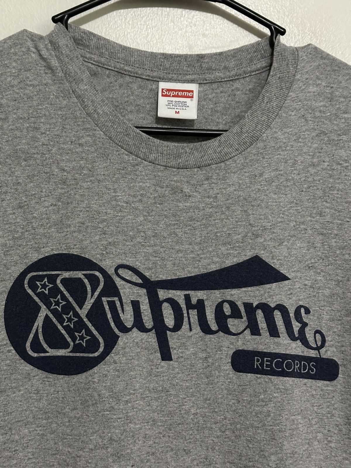 Supreme Supreme Records Tee Size US M / EU 48-50 / 2 - 2 Thumbnail