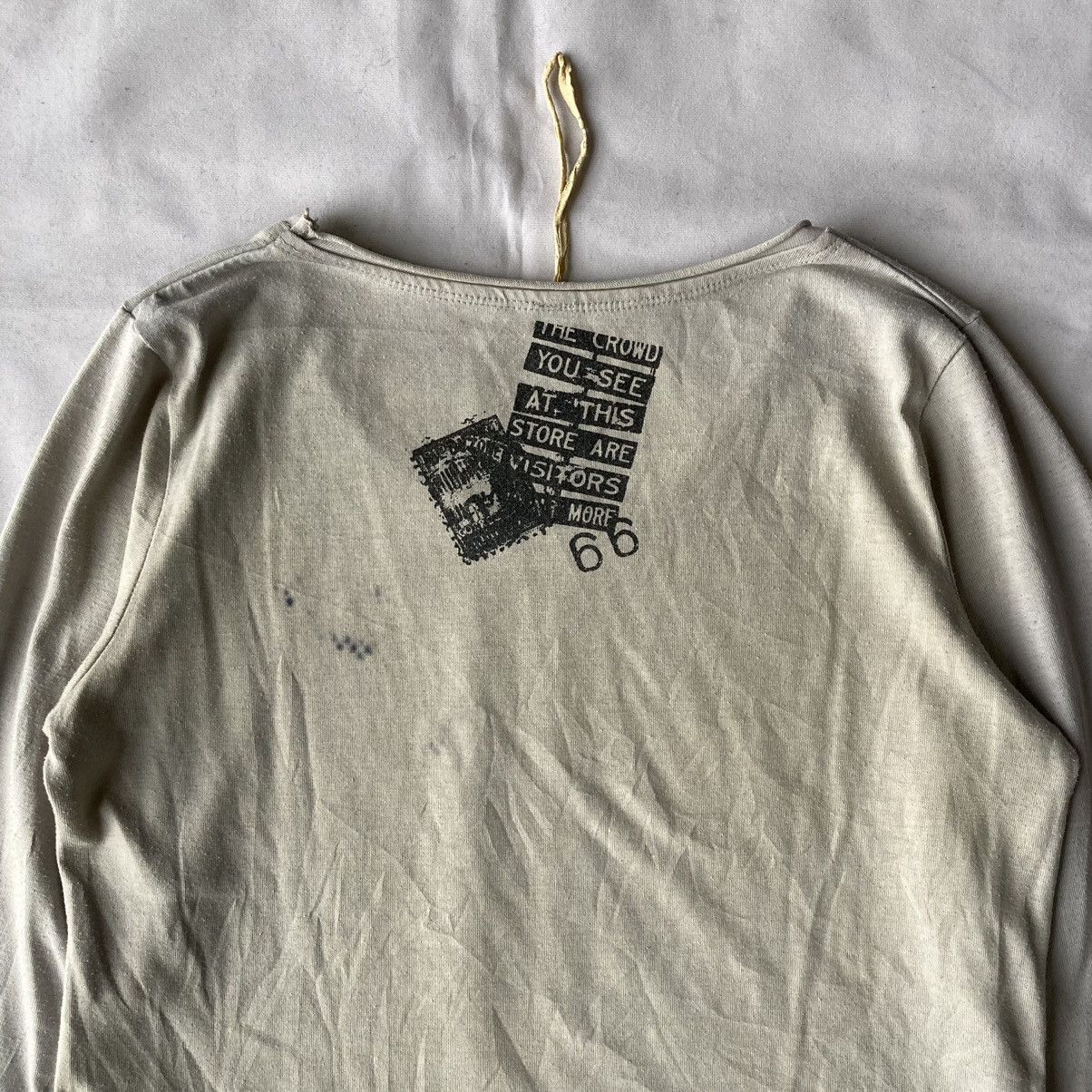 Beauty Beast × Hysteric Glamour × Japanese Brand Y2K Grunge Distressed Fun Now Abstract Long Sleeve Tees Size US M / EU 48-50 / 2 - 9 Thumbnail