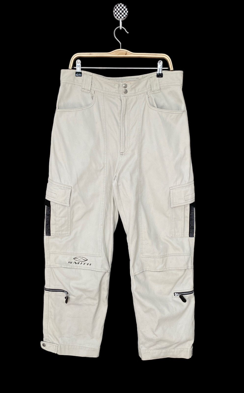 image of Vintage Suzuki Smith Racing Pants 1990S in Grey, Men's (Size 34)