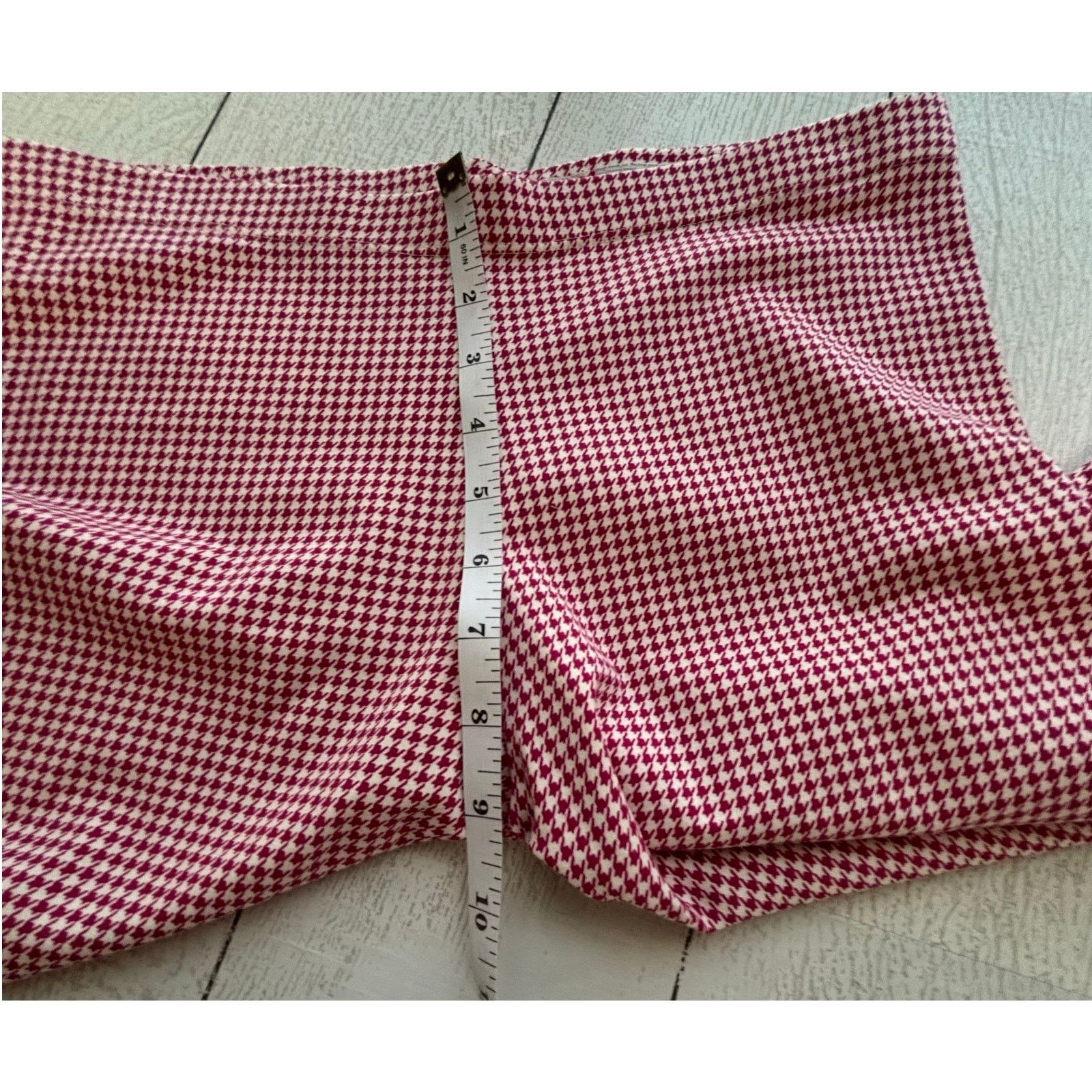 Other Wonder Nation Pink and White Houndstooth Capri Leggings XL Size 24" / US 00 / IT 34 - 3 Thumbnail