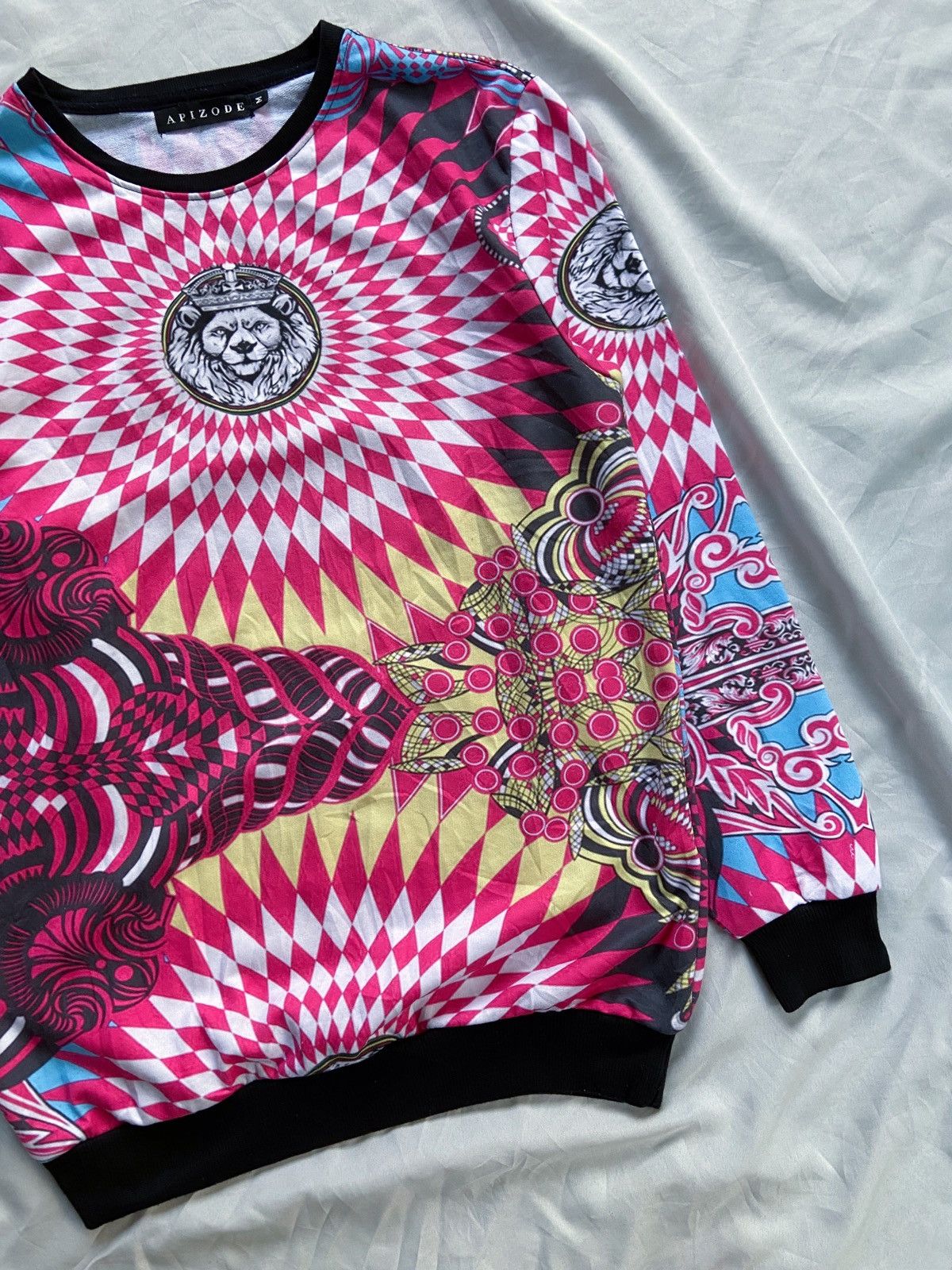 Japanese Brand APIZODE PRINTED SWEATSHIRT Size US M / EU 48-50 / 2 - 4 Thumbnail