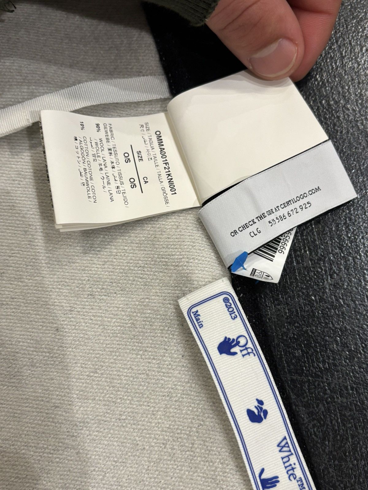 Off-White Off-White Scarf Size ONE SIZE - 5 Thumbnail