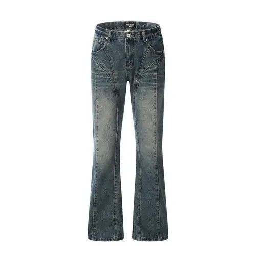 Japanese Brand × Jean High street cut casual wide leg slightly flared jeans Size US 32 / EU 48 - 1 Thumbnail