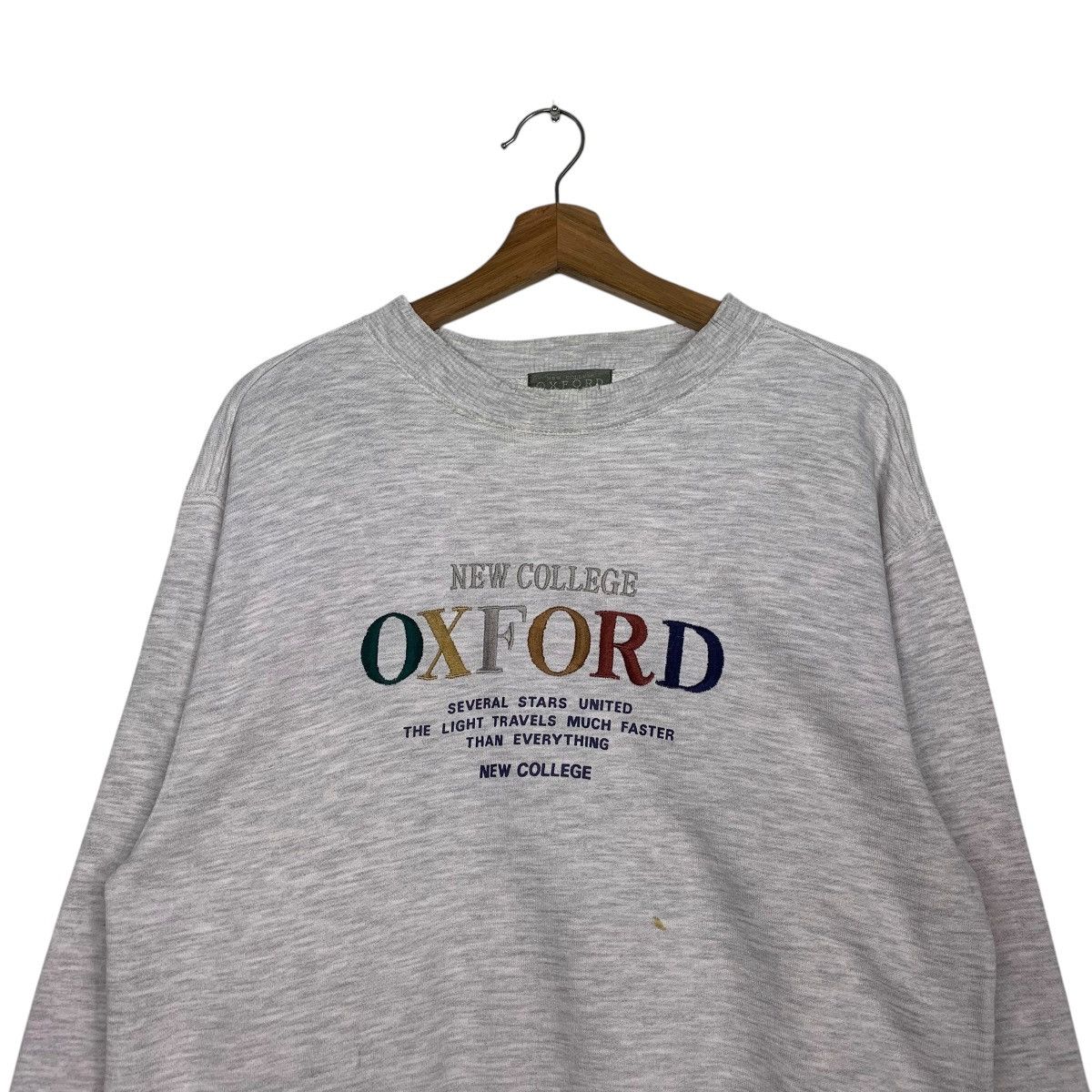 Vintage Vintage New Collège Oxford Crewneck Sweatshirt Size US M / EU 48-50 / 2 - 2 Thumbnail