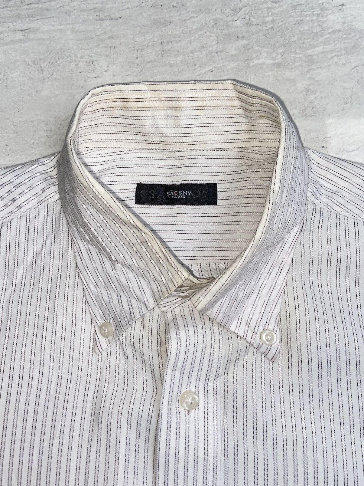 Yohji Yamamoto SACSNY Y’SACCS Striped Shirt Size US M / EU 48-50 / 2 - 11 Thumbnail