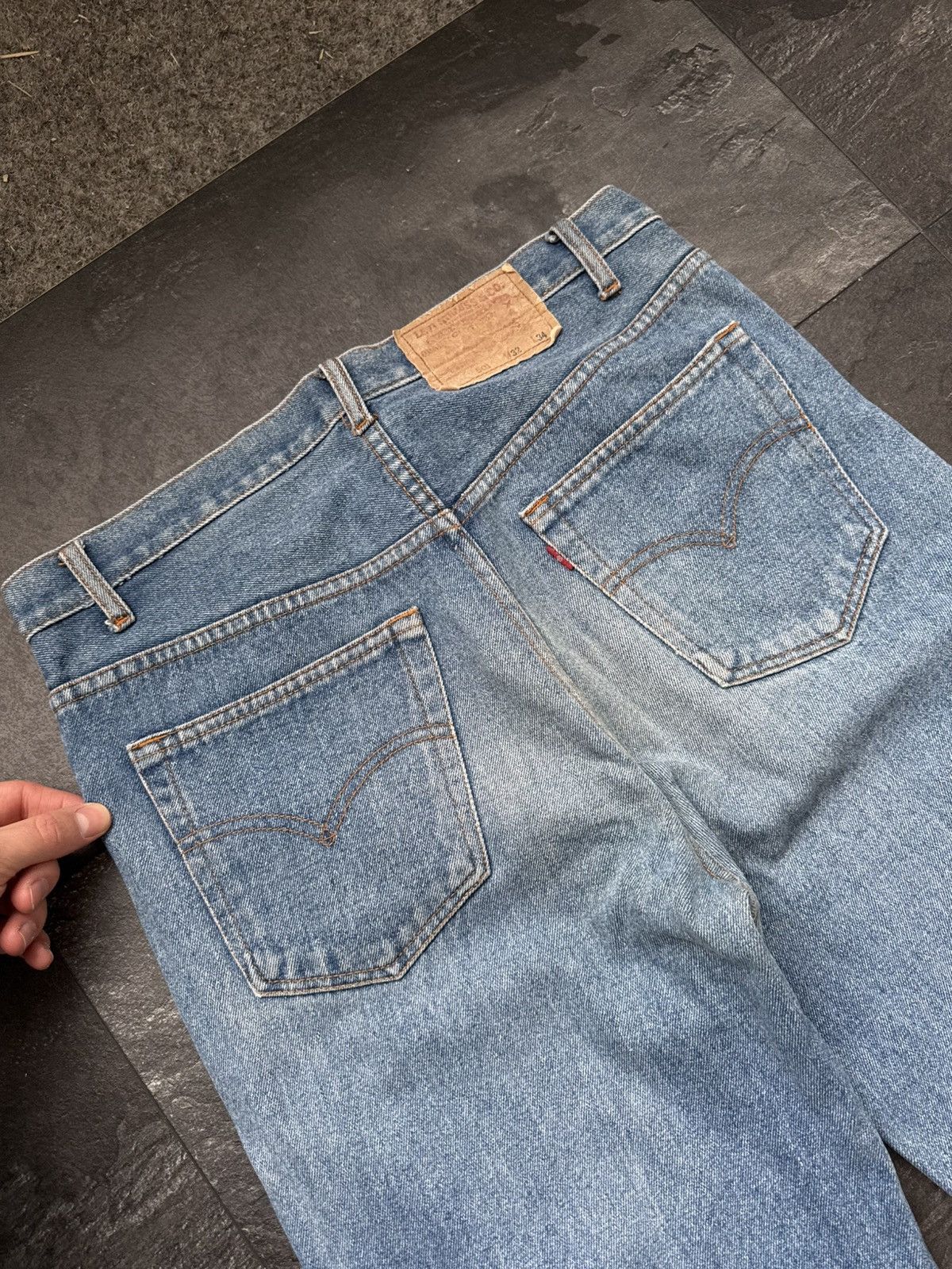 Levi's × Vintage Vintage Levi’s 501 made in USA blue denim jeans Size US 32 / EU 48 - 2 Thumbnail