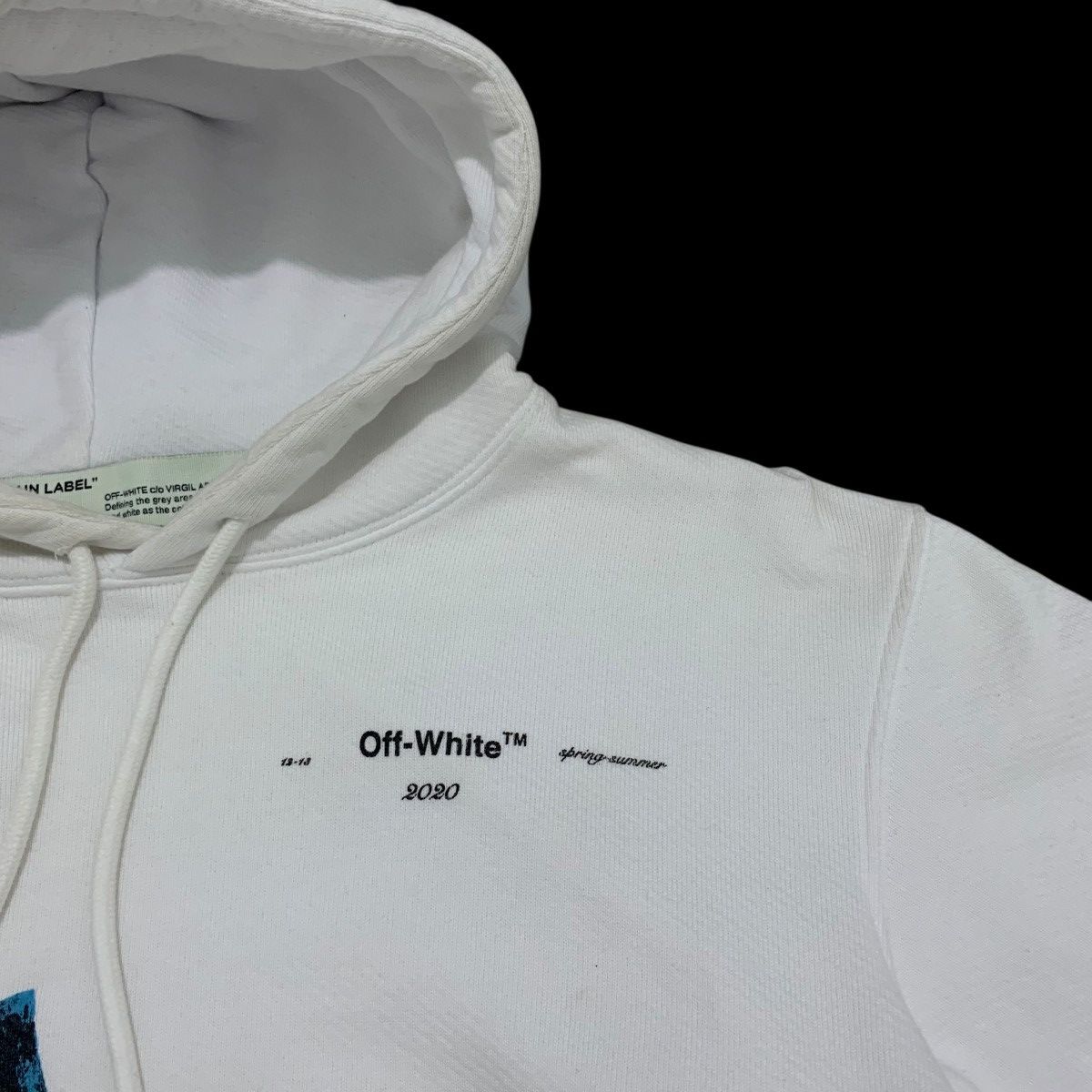Off-White Off-White Brush Arrow Oversize Hoodie Size US XXS / EU 40 - 2 Thumbnail