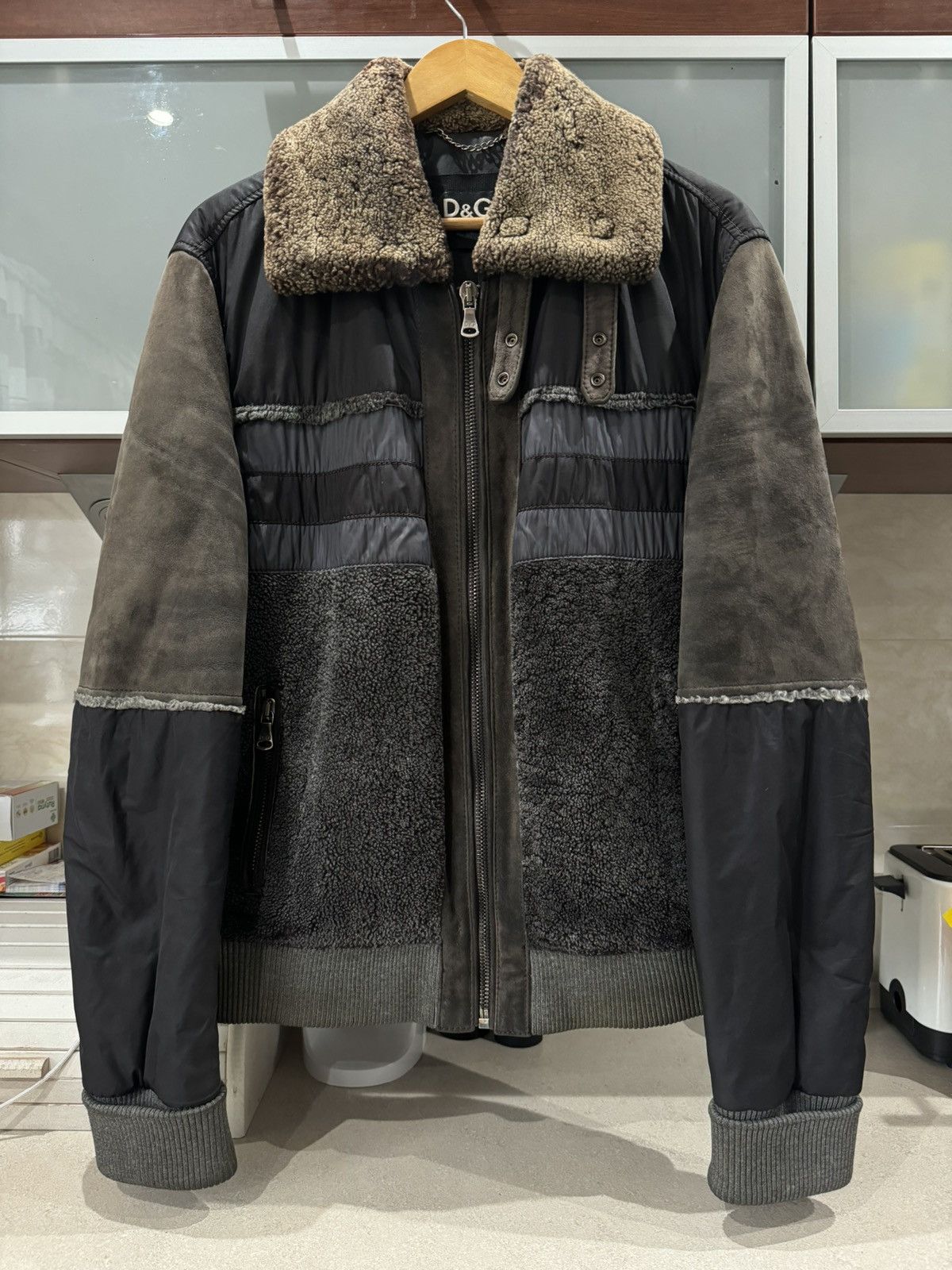Dolce & Gabbana Dolce & Gabbana shearling jacket Size US L / EU 52-54 / 3 - 1 Thumbnail