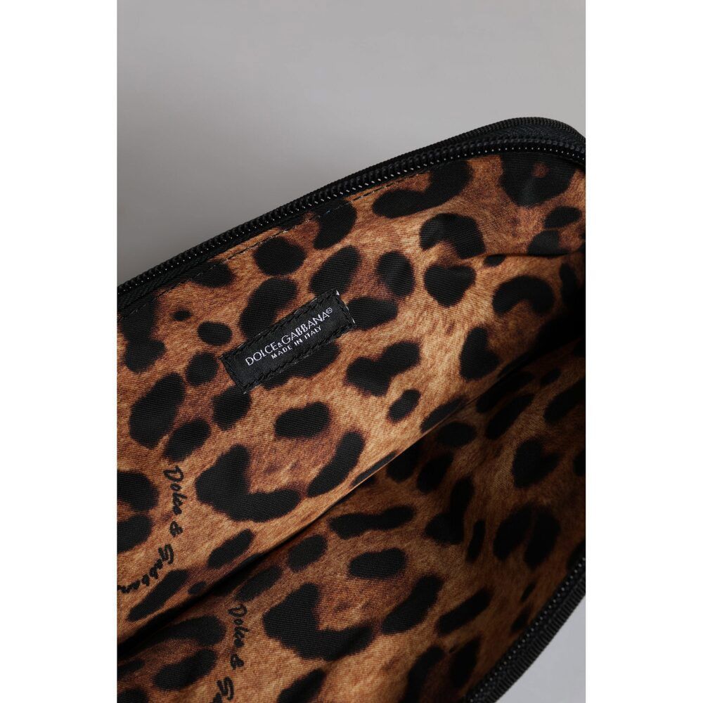 Dolce & Gabbana Dolce & Gabbana Blue DG Logo Print Clutch Zip Borse Pouch Ba Size ONE SIZE - 8 Thumbnail