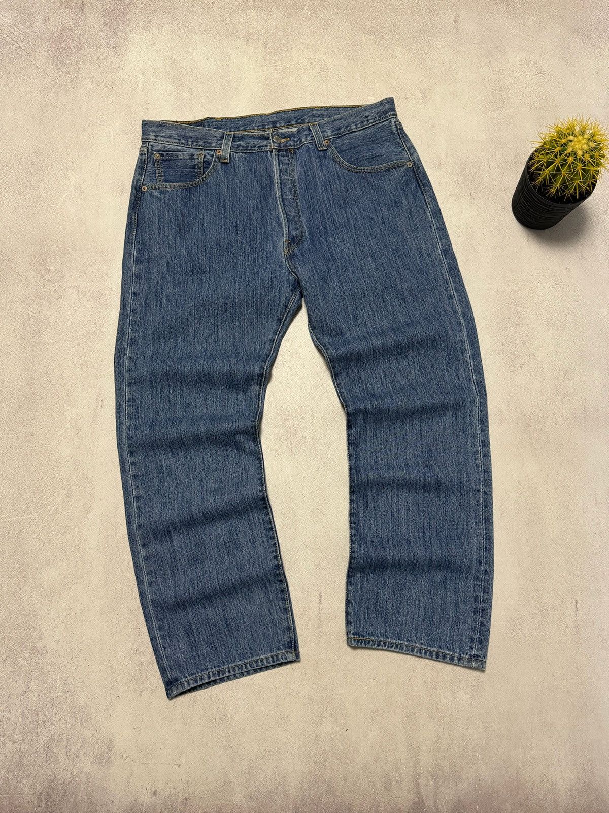 Levi's × Levi's Vintage Clothing Vintage Levis 501 Jeans Denim Pants Baggy 38x29 Y2K 90s Size US 36 / EU 52 - 1 Thumbnail