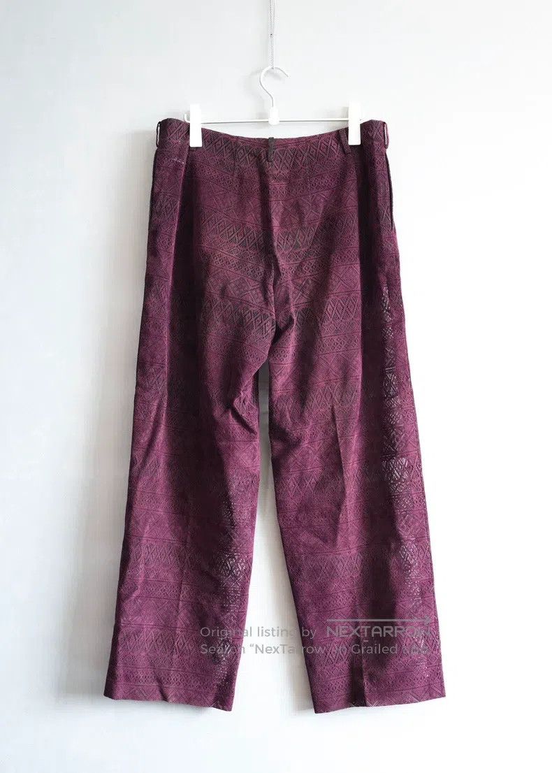 Yohji Yamamoto Yohji Yamamoto size m 97 SS Knit Cutout Lace Pants Size US 28 / EU 44 - 2 Thumbnail