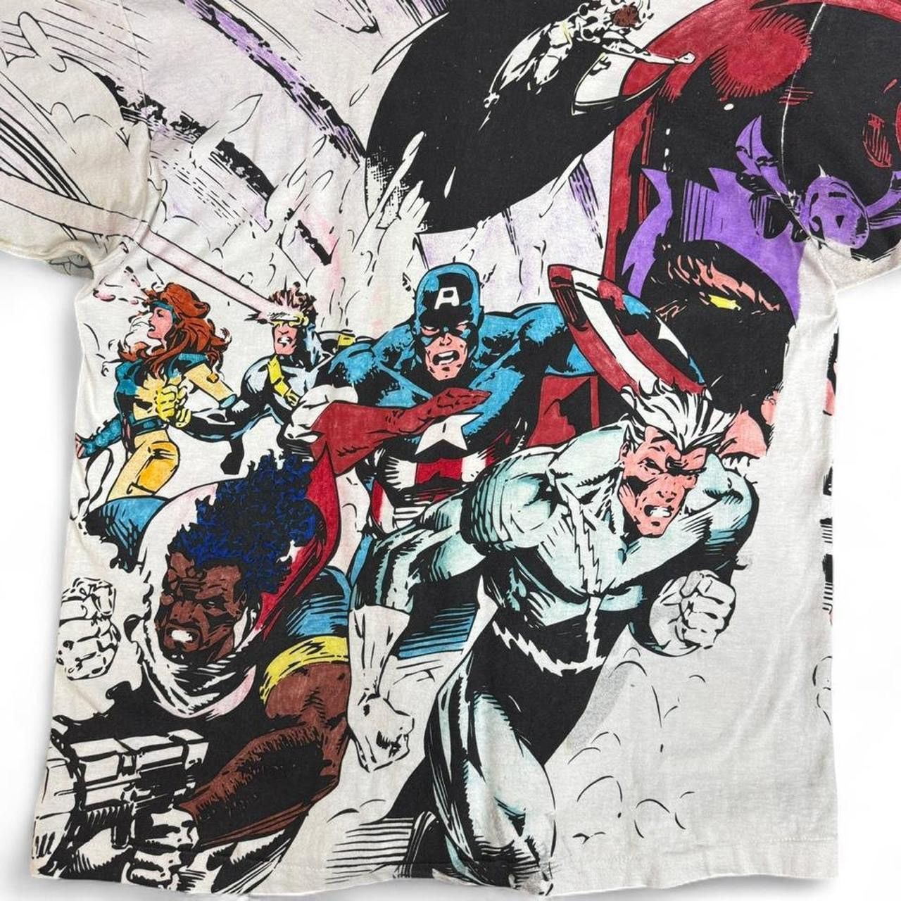 Fruit Of The Loom 1991 Marvel Comic Images X-Men hand painted Tee size XL Size US XL / EU 56 / 4 - 4 Thumbnail