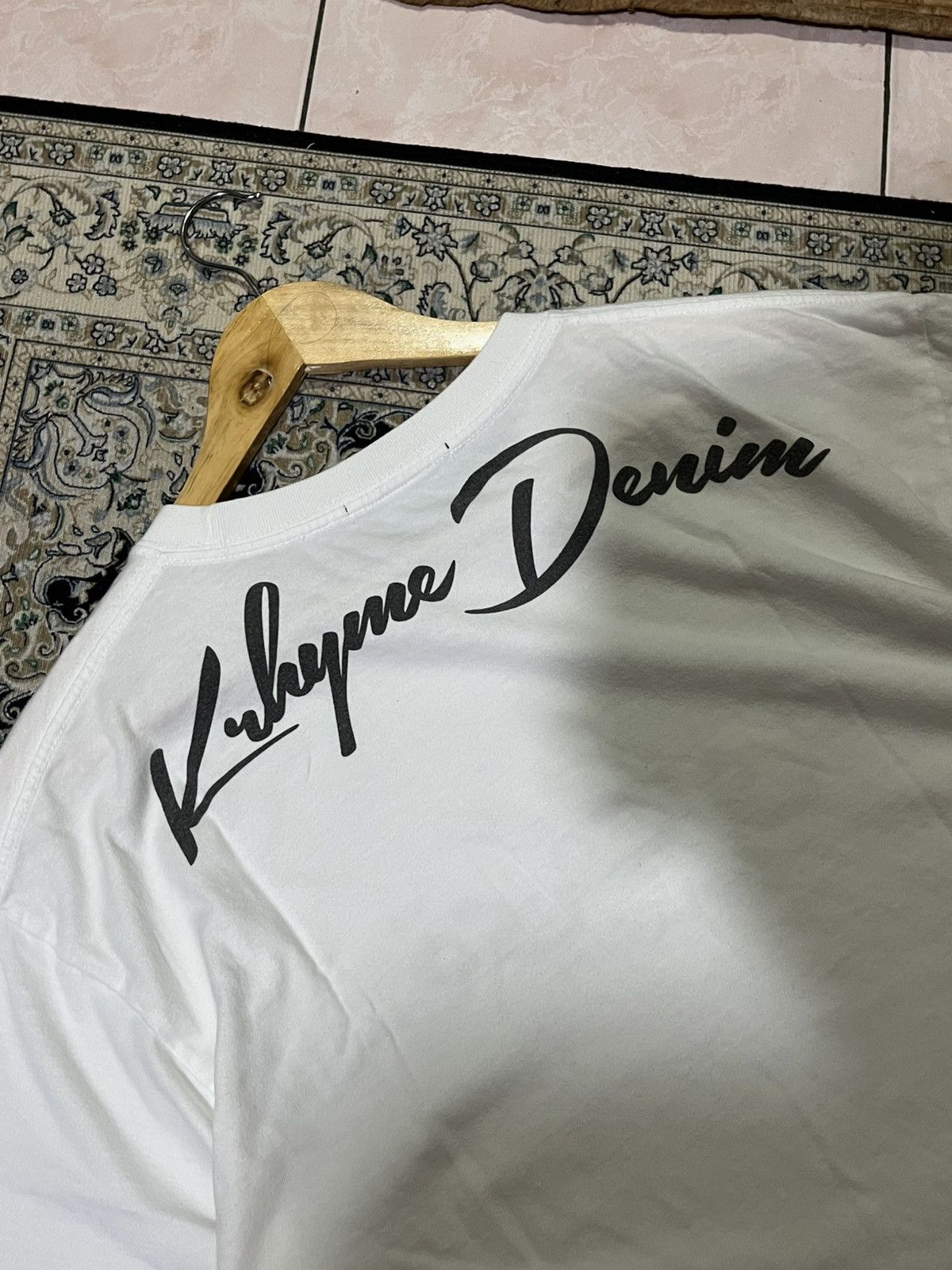 Designer × Japanese Brand × Vintage Krhyme denim Tshirt Size US XL / EU 56 / 4 - 5 Thumbnail