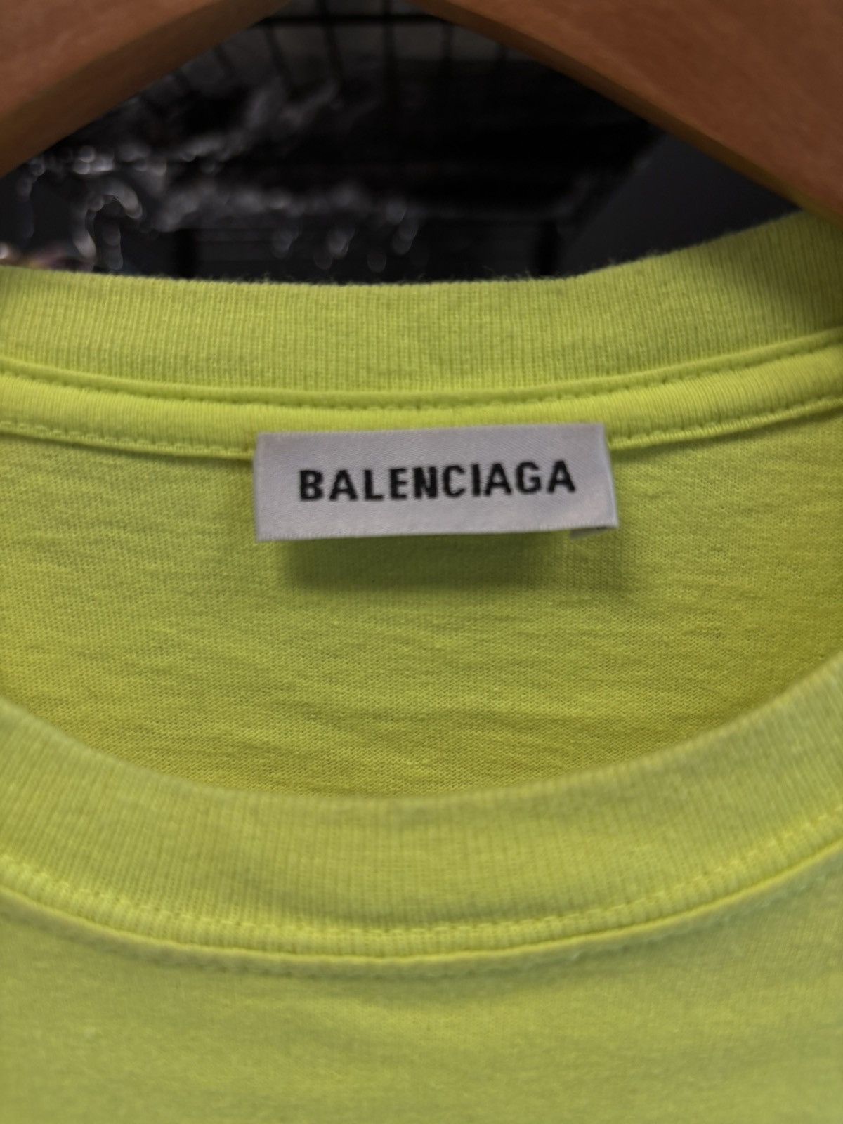 Balenciaga Balenciaga green copyright logo print tee Size US L / EU 52-54 / 3 - 4 Thumbnail