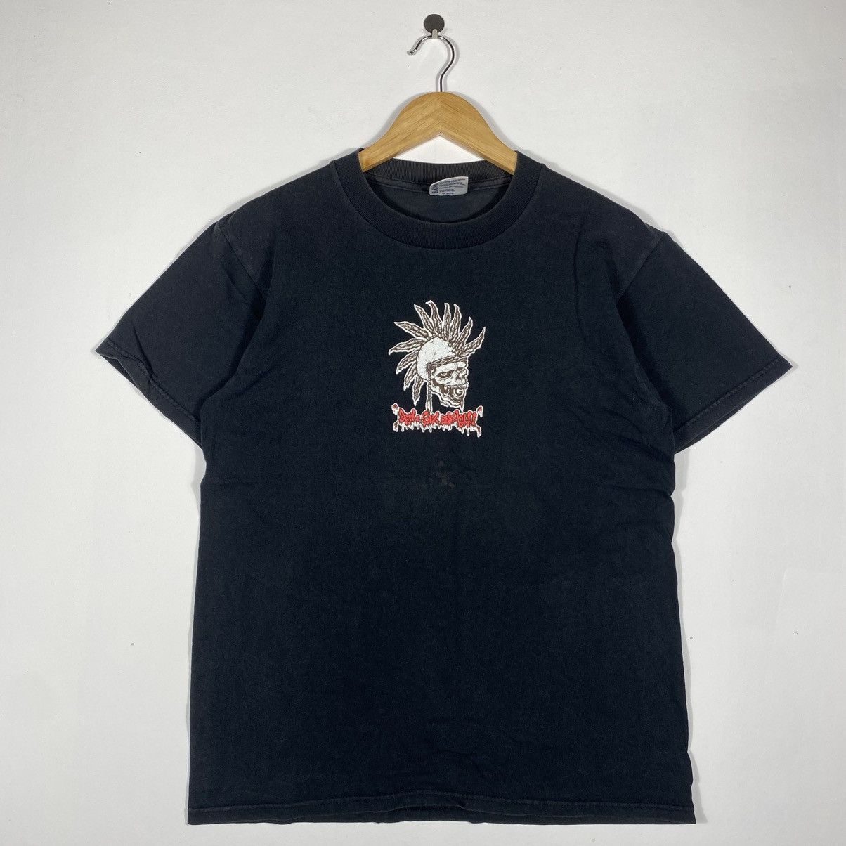 Band Tees Vintage 90's GASTUNK Devil Sex Enough Graphic Band Tee Shirt Size US M / EU 48-50 / 2 - 3 Thumbnail